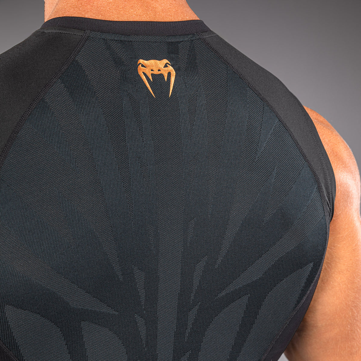 Venum G-Fit Revolution Sleeveless Rashguard - Black/Copper