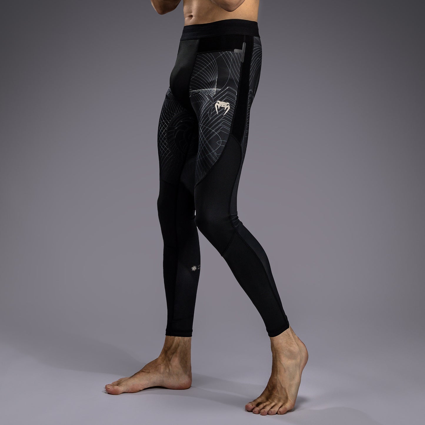 Venum G-Fit Air Men's Spats - Deep Black/Desert Sand