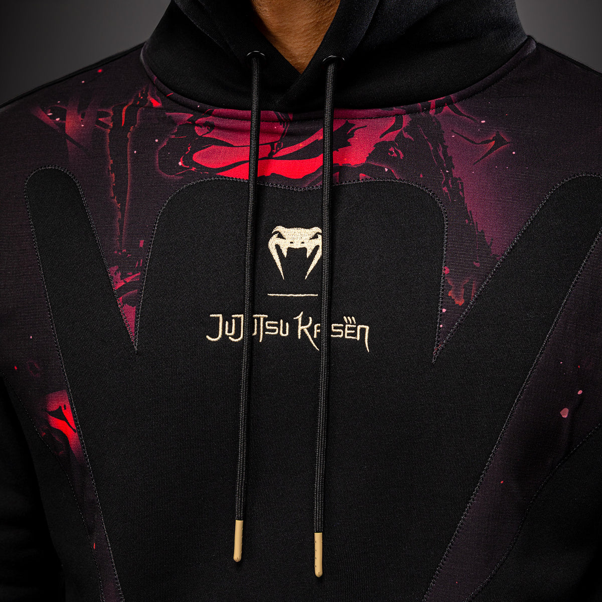 Jujutsu Kaisen x Venum Itadori Hoodie - Black/Red