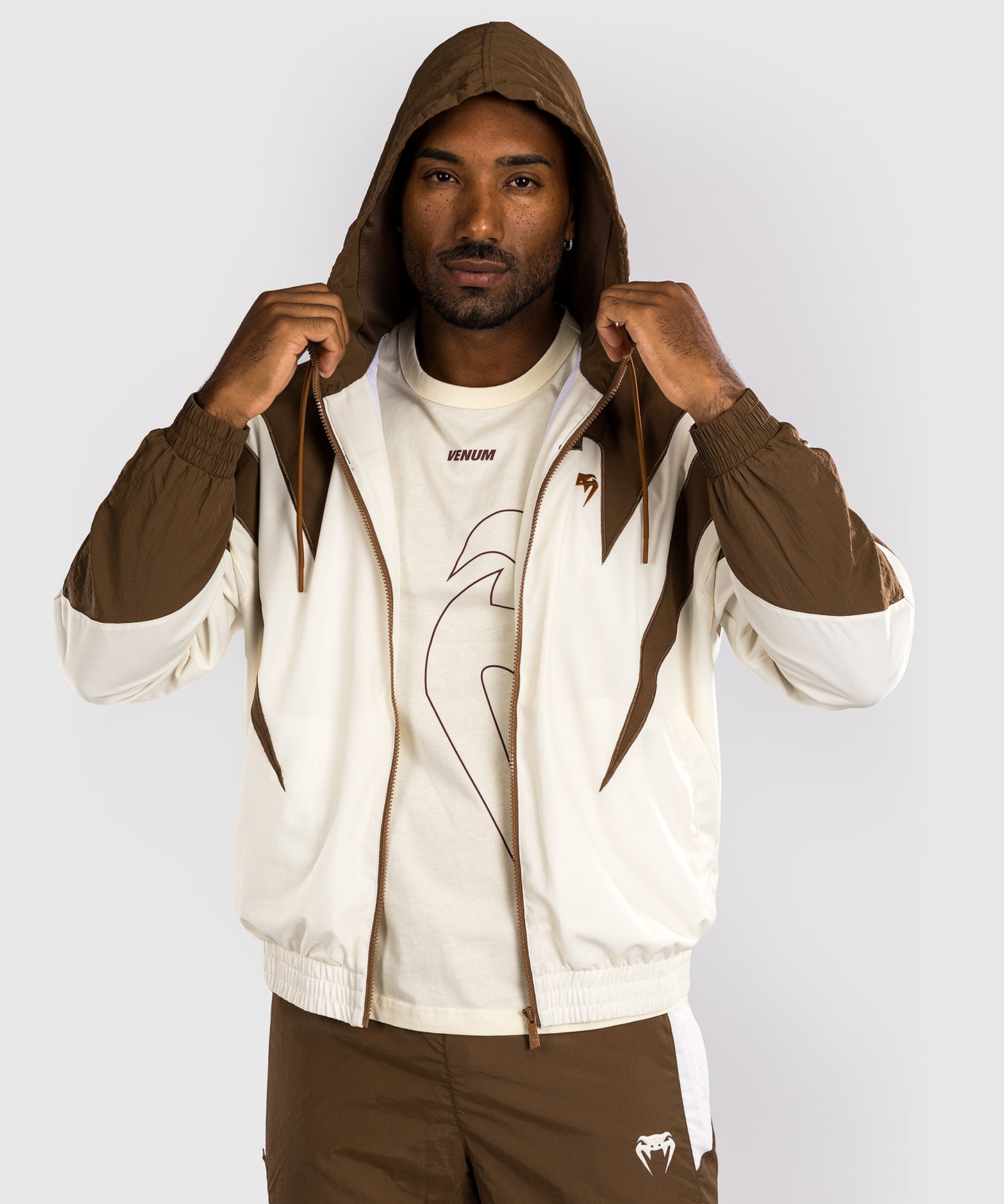 Venum Attack 90 Tracksuit Jacket - Dark Brown