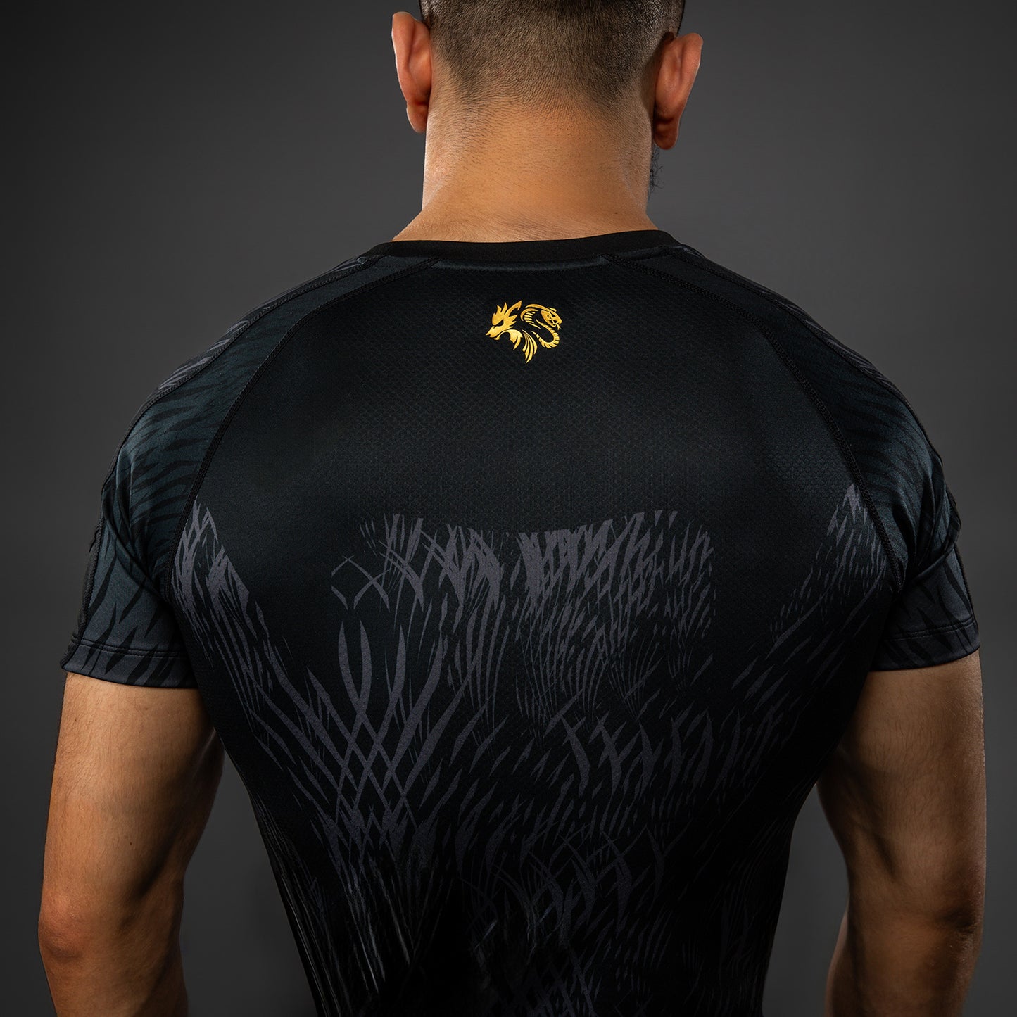 Venum x Chimaev Rashguards - Black/Grey