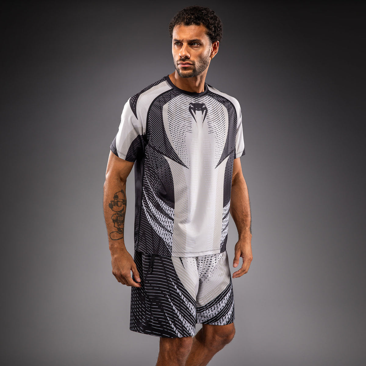 Venum Galactic 3.0 Dry Tech T-Shirt - Off-white/Black