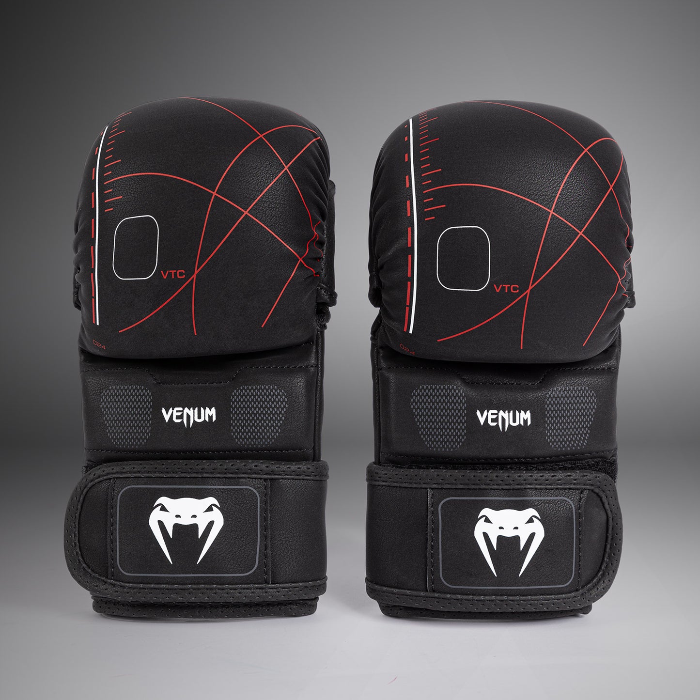 Venum Tactical XT Sparring Gloves - Black/Fire Red