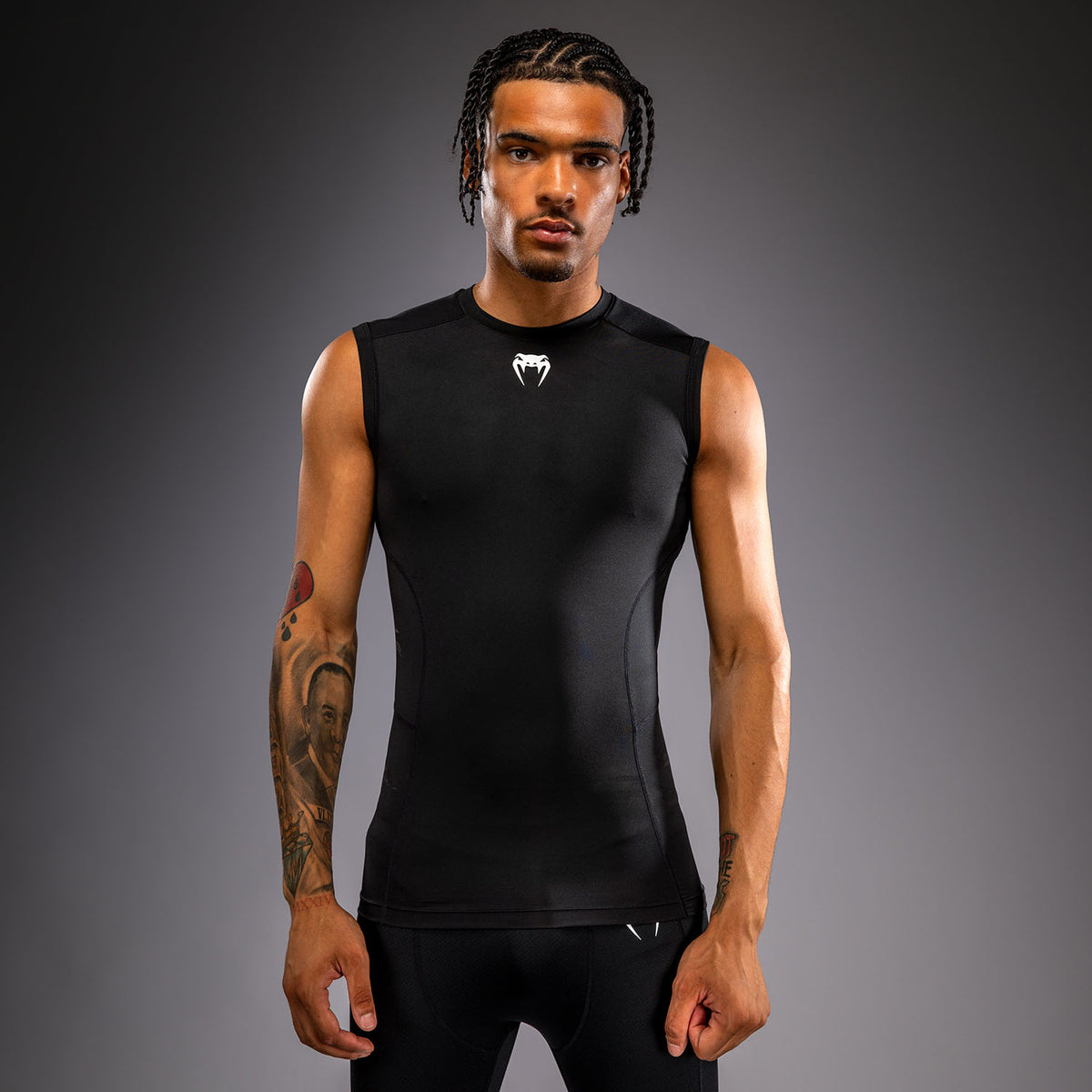 Venum MX Basics Tank Top - Black/White