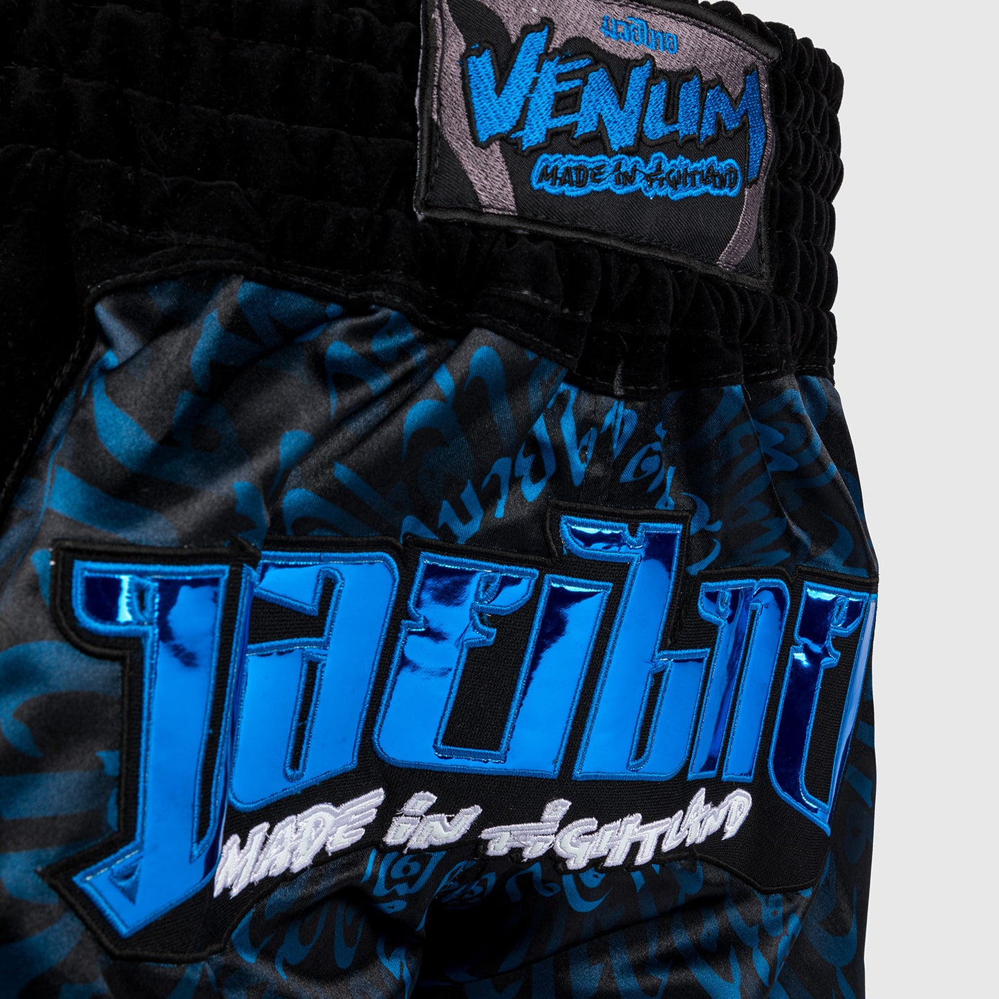 Venum Attack Muay Thaï Shorts - Black/Blue
