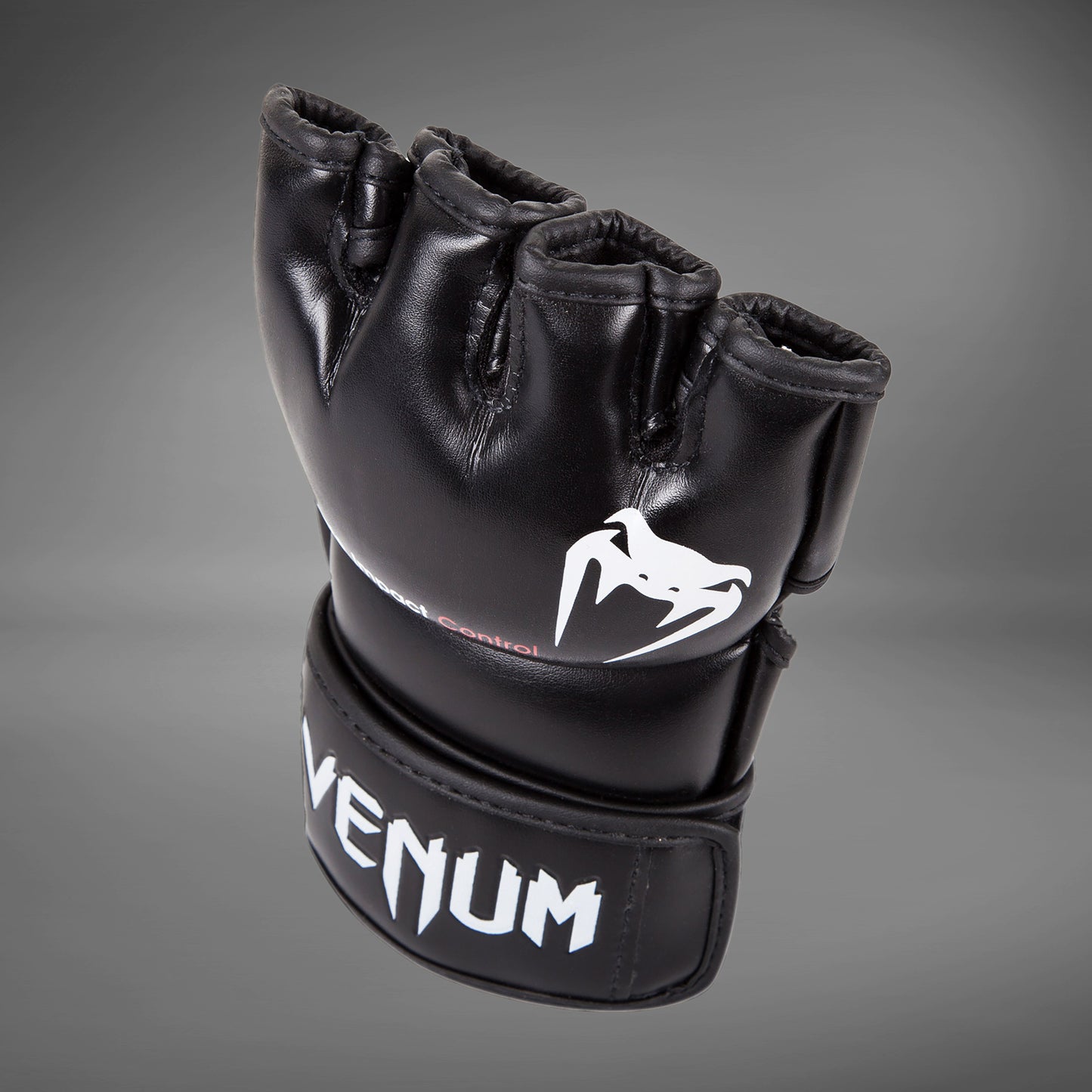 Venum Impact MMA Gloves - Skintex Leather - Black