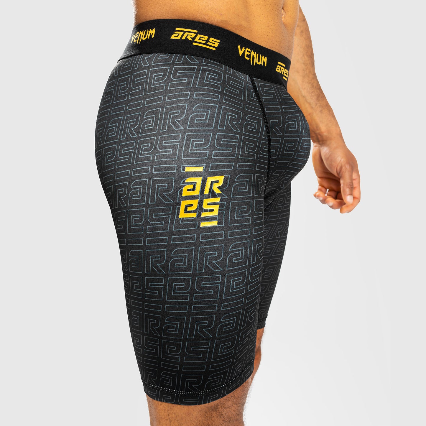 Venum x Ares Men’s Vale Tudo Shorts - Black/Gold