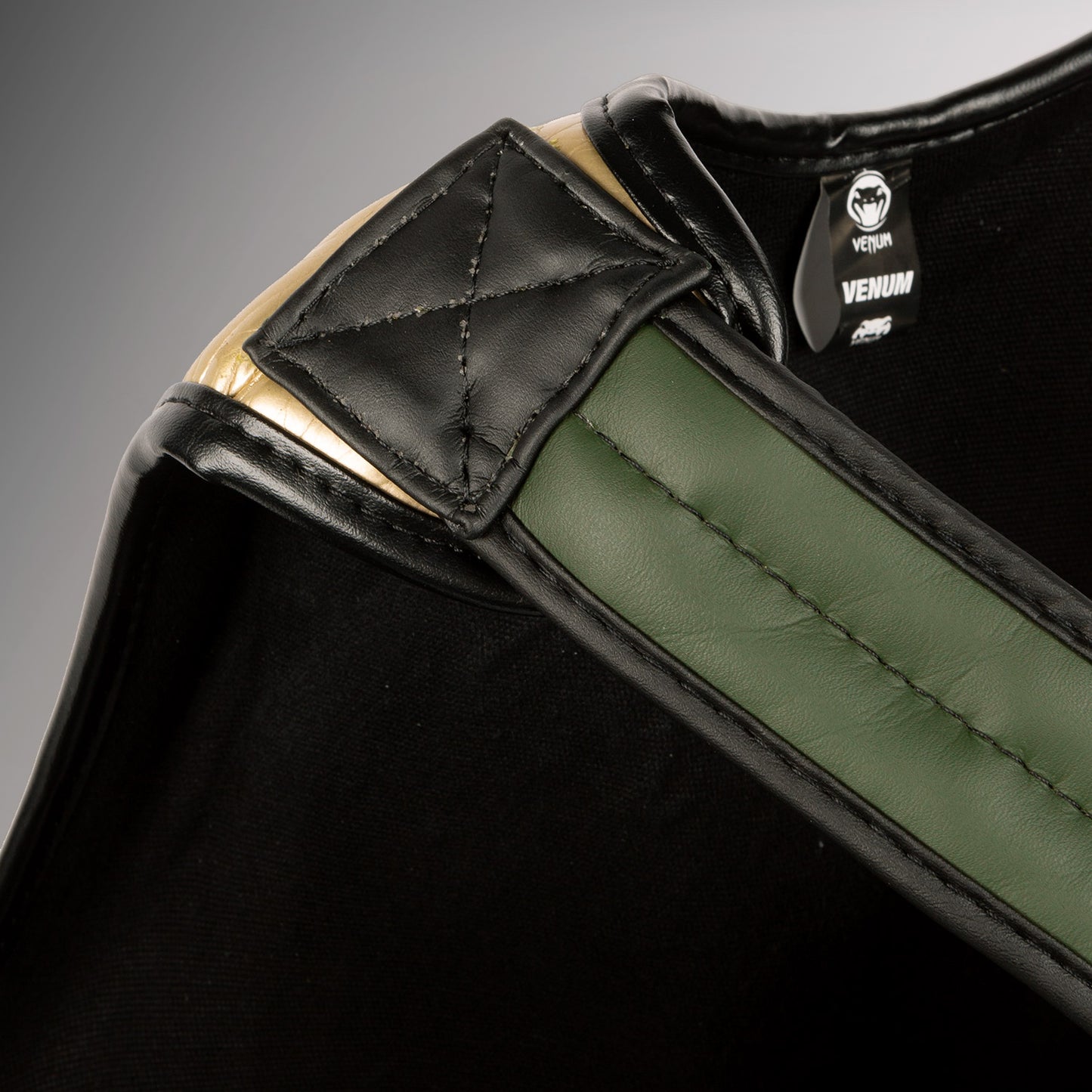 Venum Pro Boxing Body Protector - Khaki/Gold