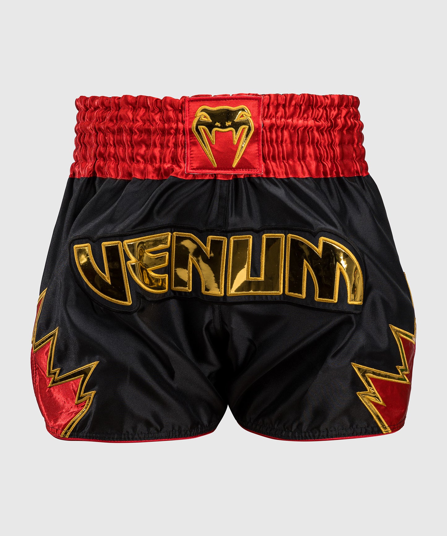 Venum Inferno Muay Thai Shorts - Black/Gold/Red