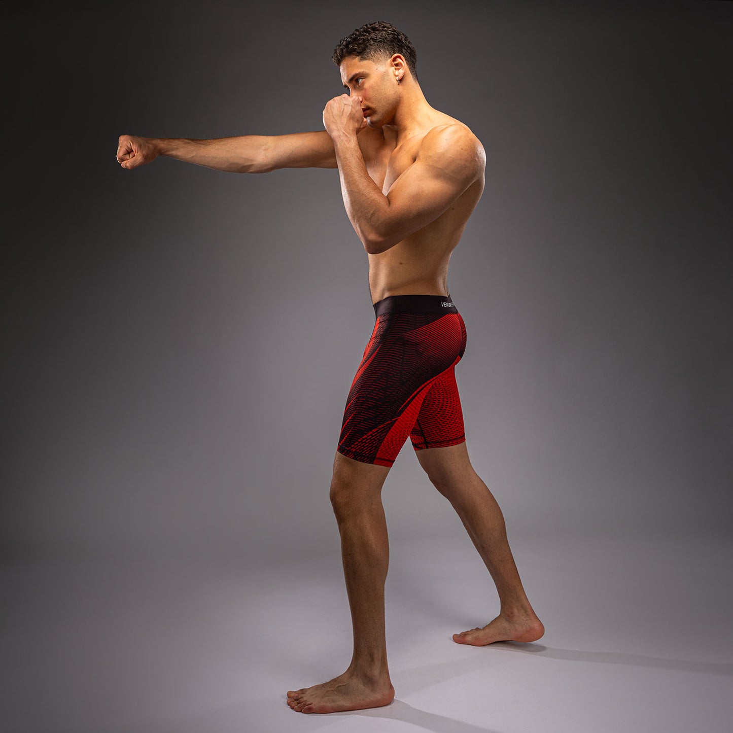Venum Galactic 3.0 Vale Tudo Shorts - Red/Silver
