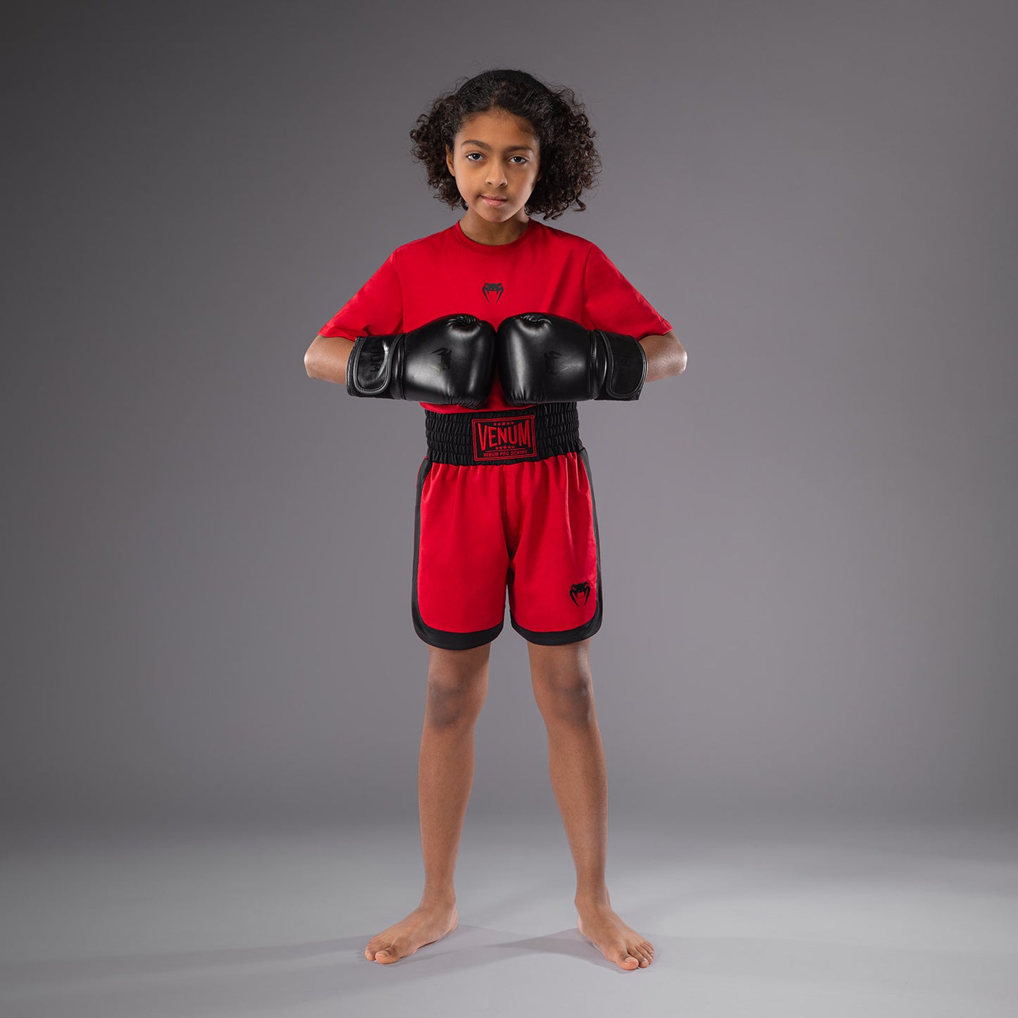 Venum Classic Kids Boxing Shorts - Cherry Red