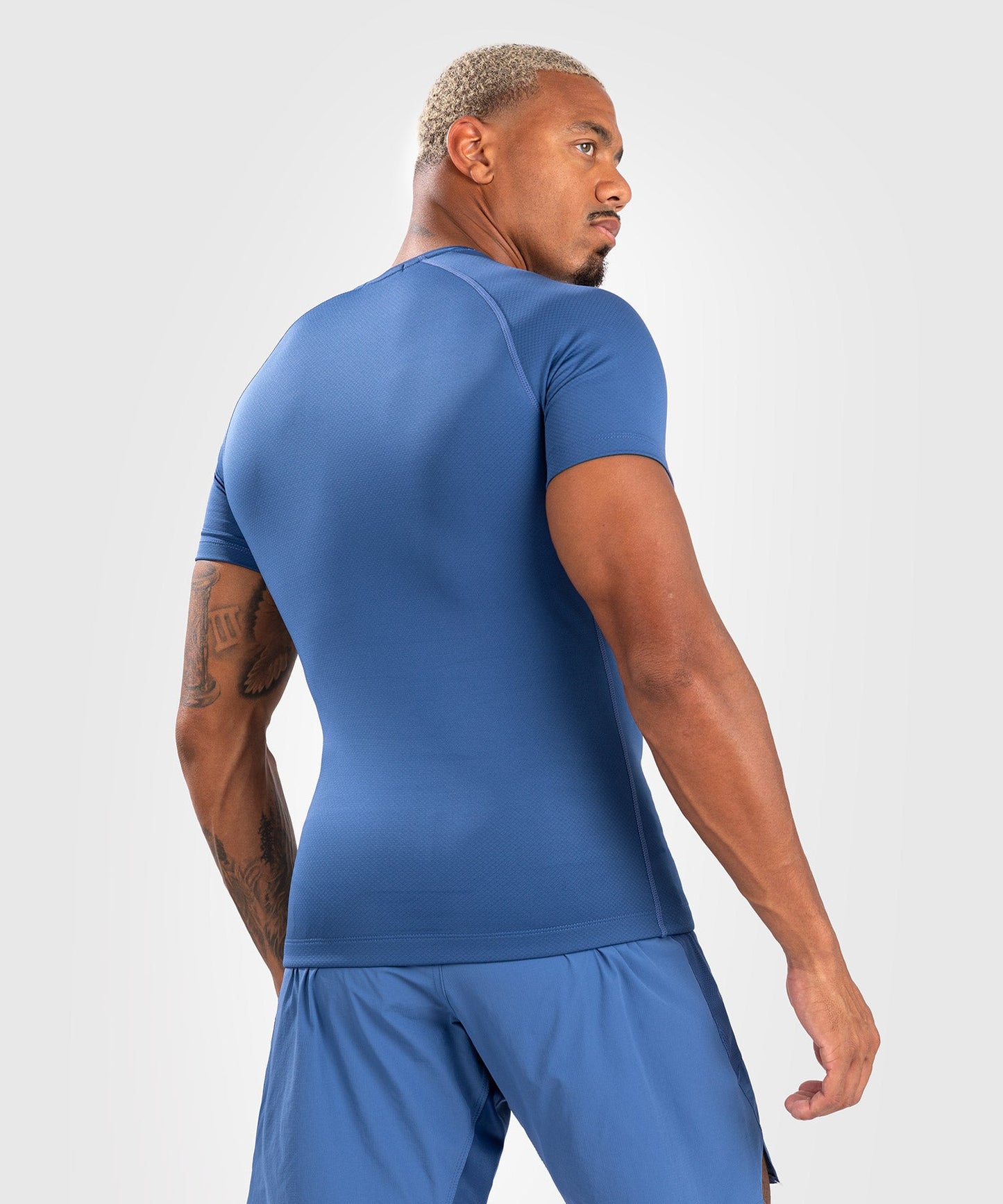 Venum Contender Men’s Short Sleeve Rashguard - Blue