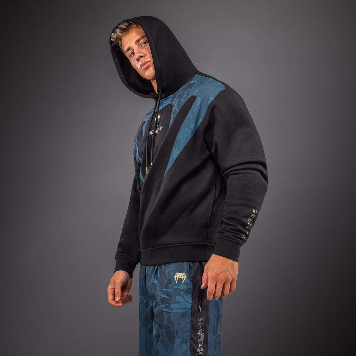 Jujutsu Kaisen x Venum Fushiguro Hoodie - Ocean Blue