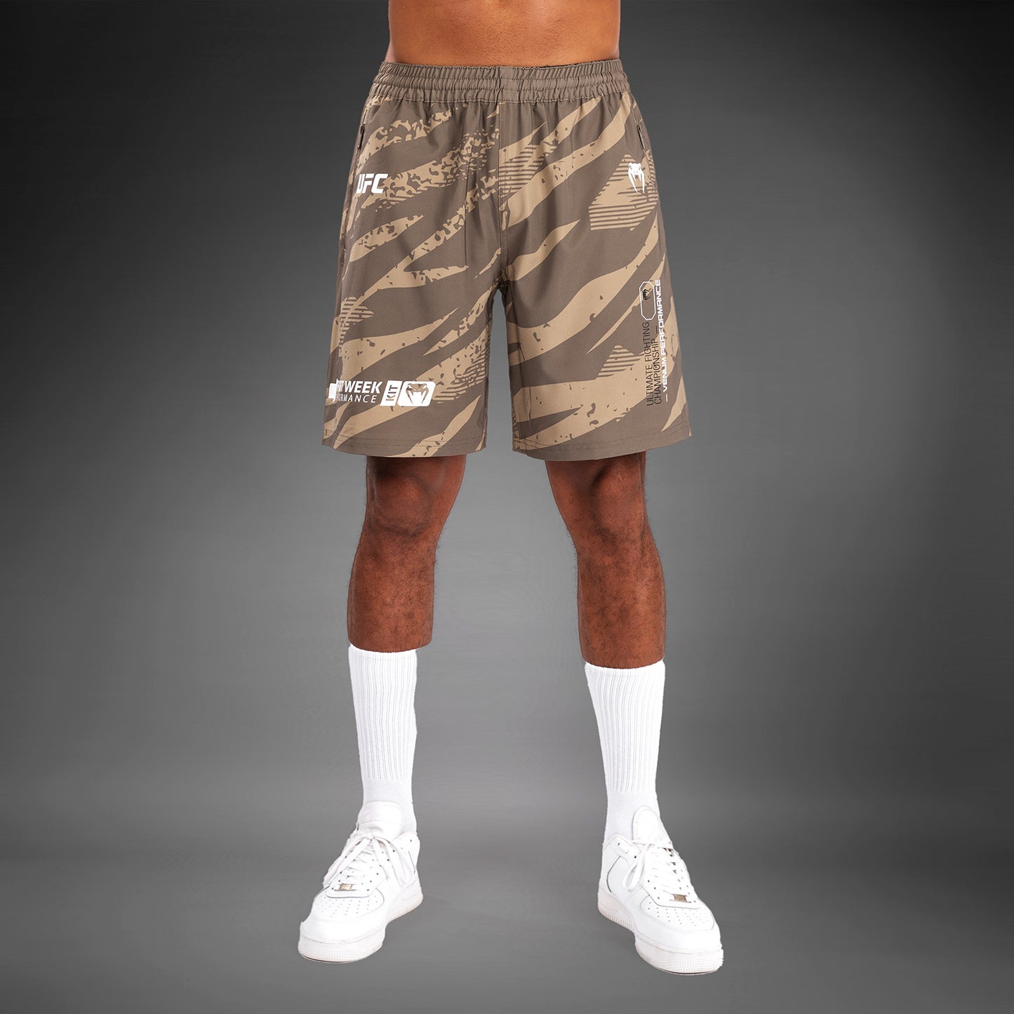 UFC Adrenaline by Venum Fight Week Performance Men’s Shorts - Desert Camo