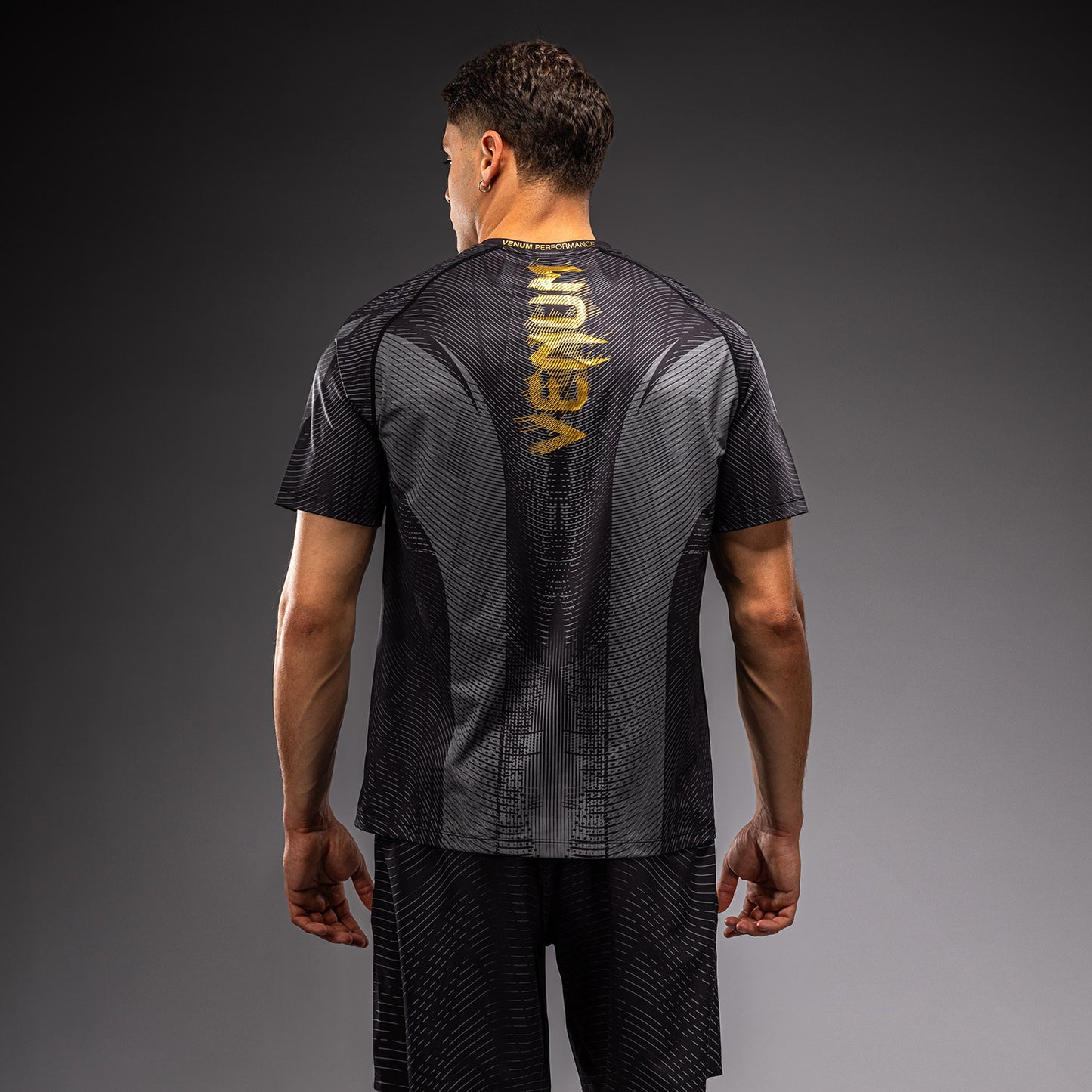 Venum Galactic 3.0 Dry Tech T-Shirt - Black/Gold