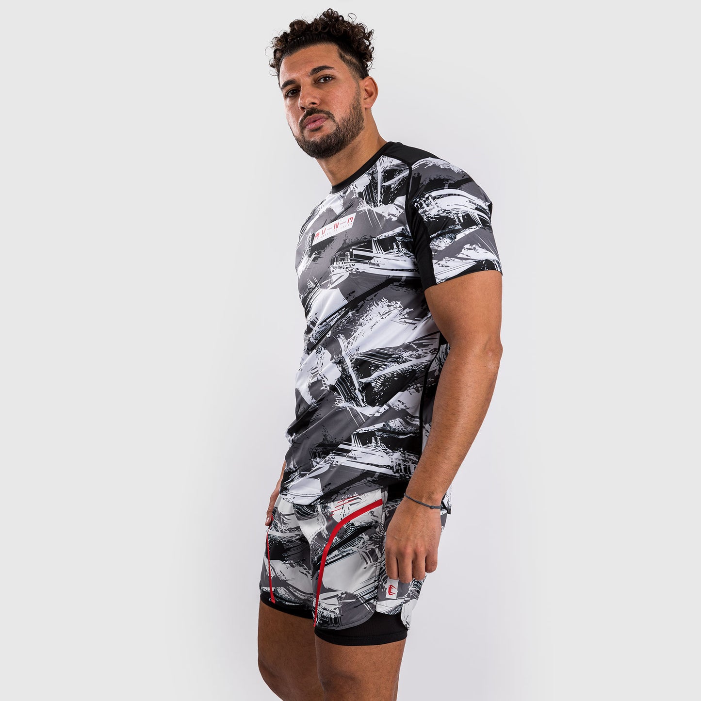 Venum Electron 3.0 Dry-Tech t-shirt - Grey/Red