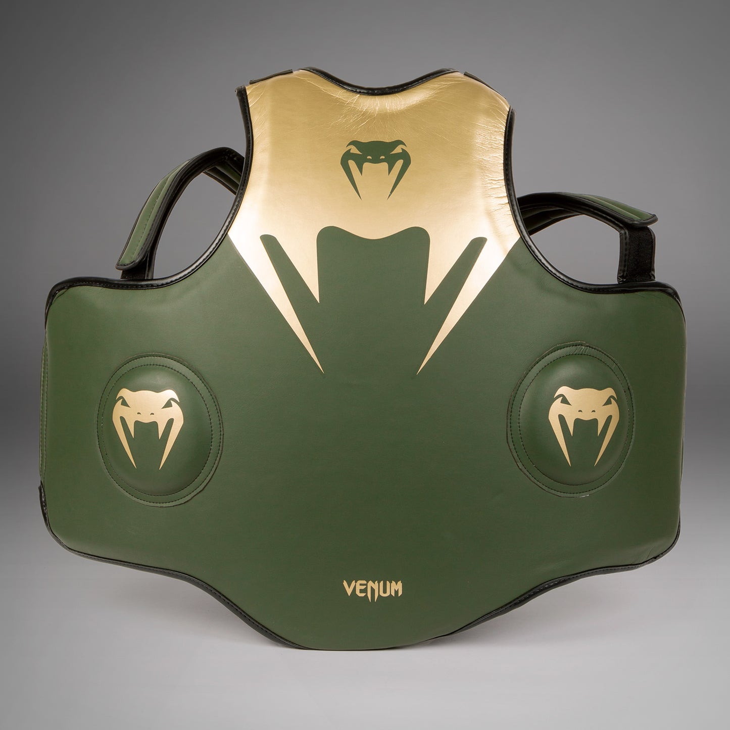 Venum Pro Boxing Body Protector - Khaki/Gold