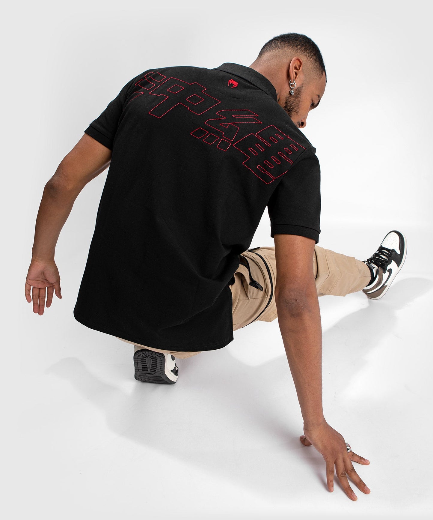 Venum Okinawa 3.0 Polo  - Black/Red