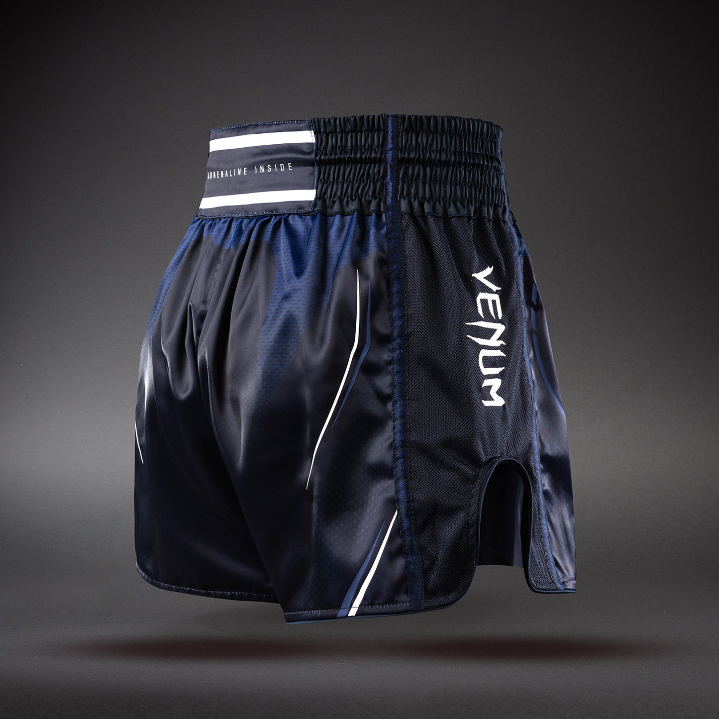 Venum G-Core Muay Thai Shorts - Navy Blue/White