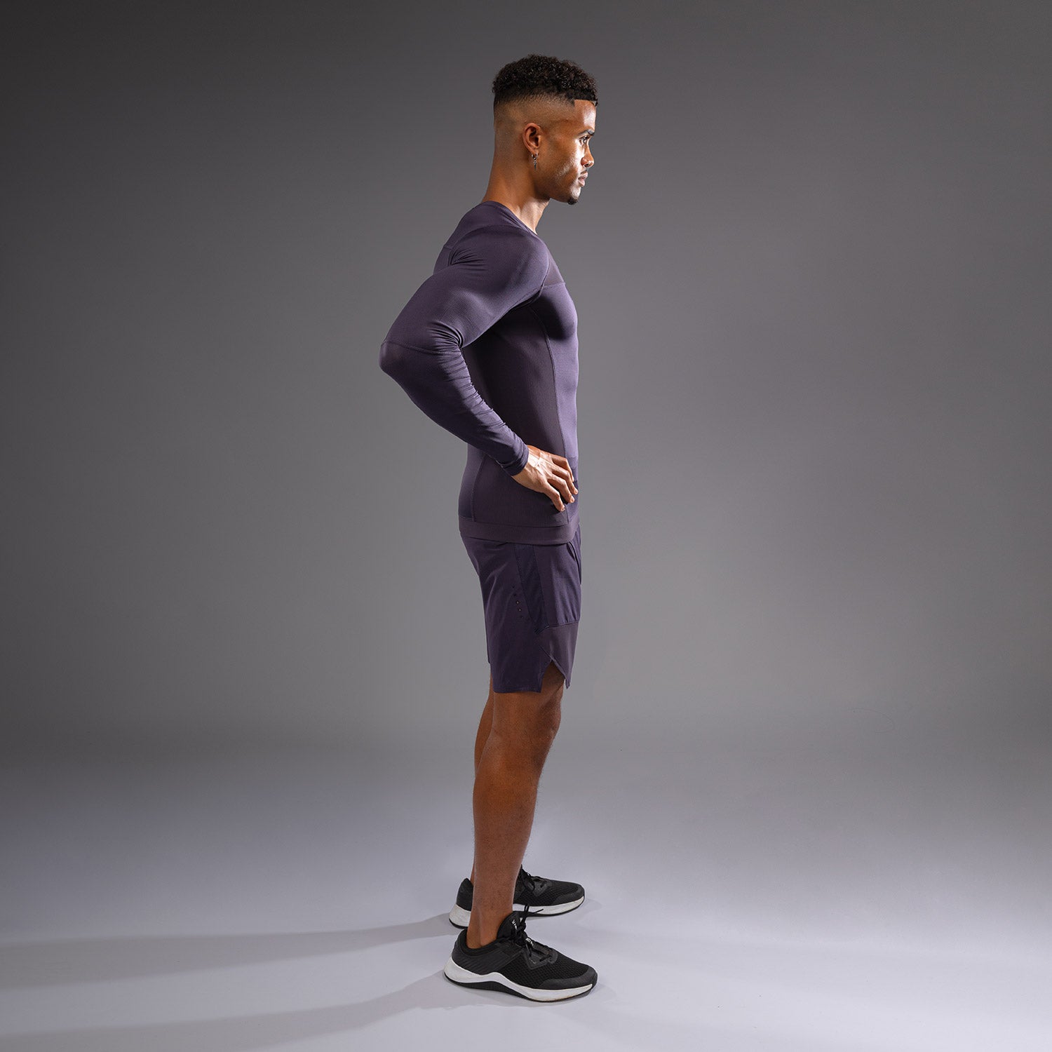 Venum G-Fit Air Men's Long Sleeve Rashguard - Deep Purple