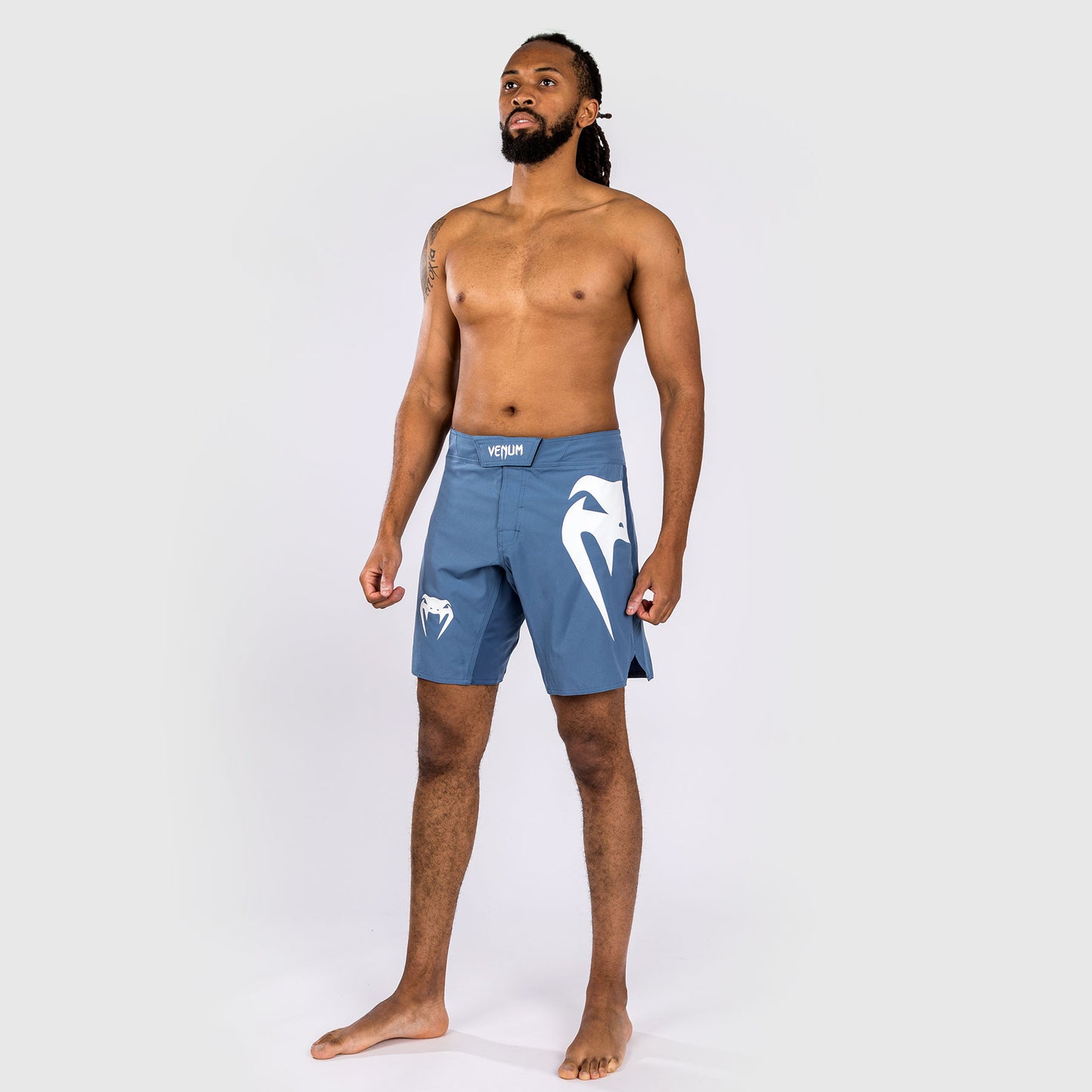 Venum Light 5.0 Fightshort - Blue/White