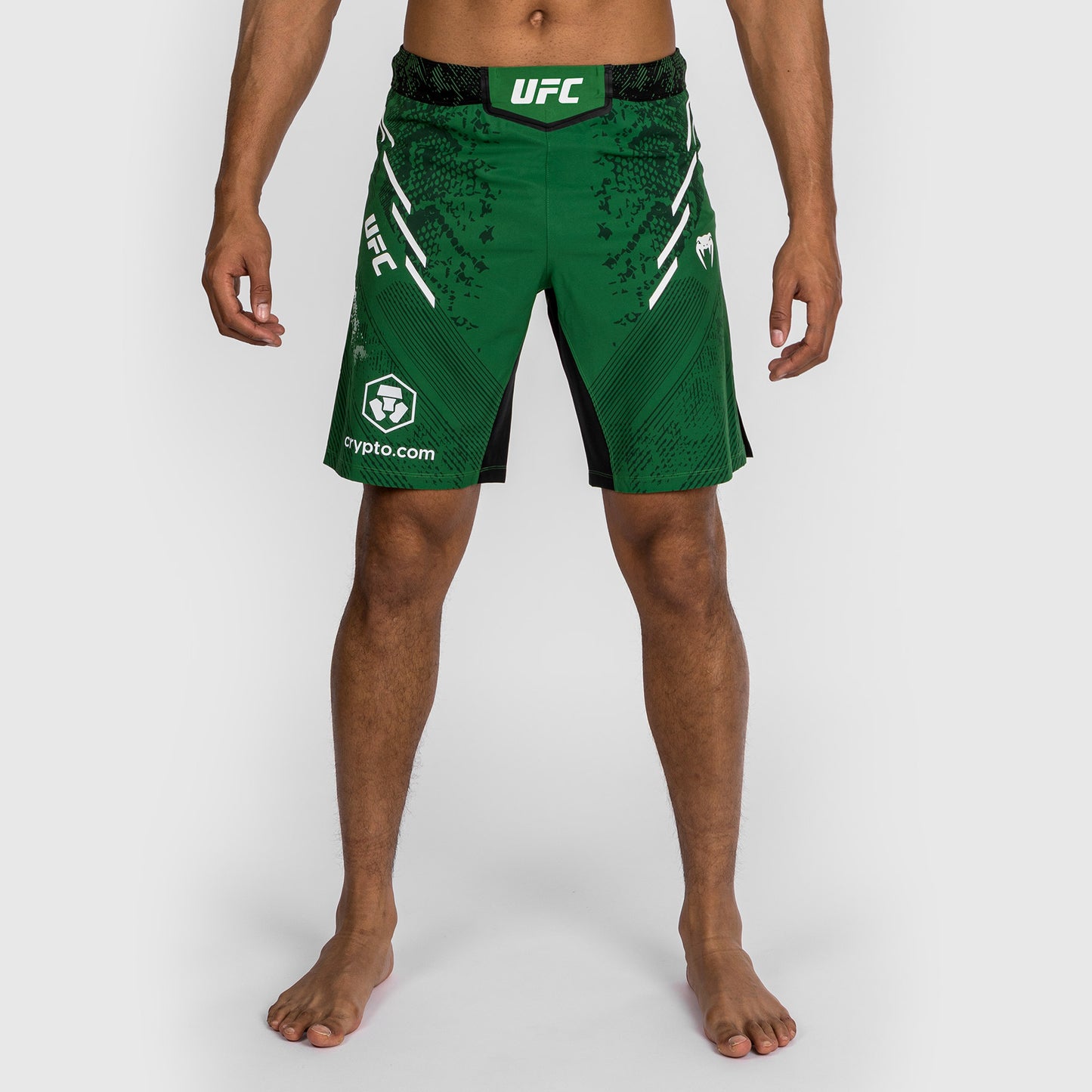 UFC Adrenaline by Venum Personalized Authentic Fight Night Men's Fight Short - Long Fit - Green