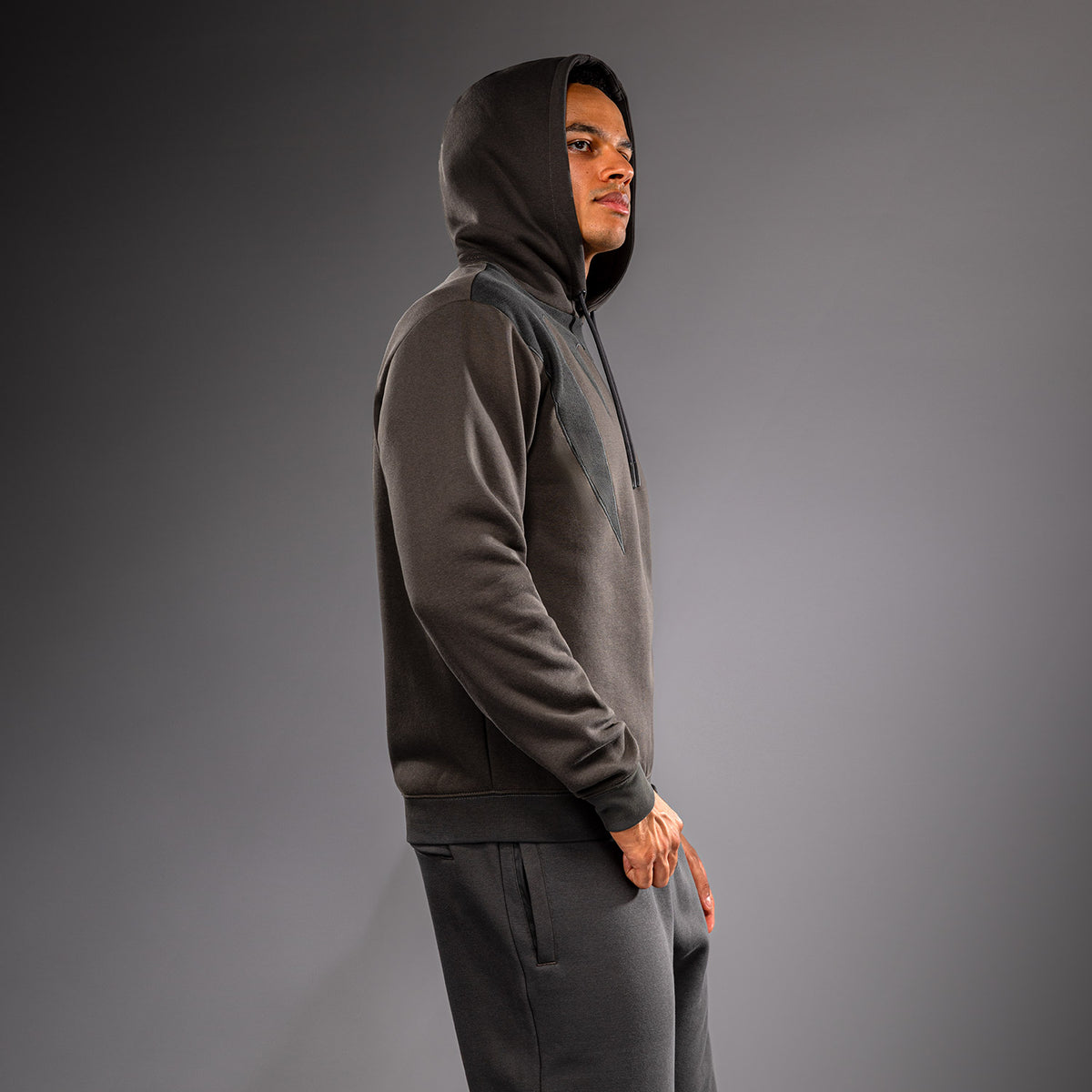 Venum Attack Fleece & Weave Hoodie - Grey