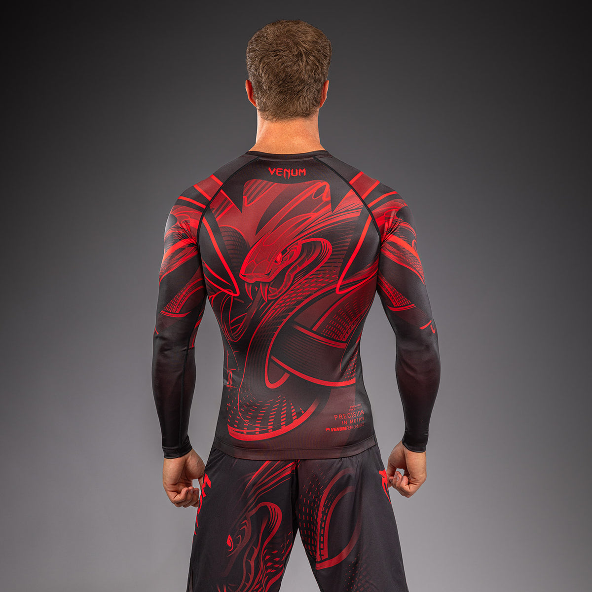 Venum Crimson Viper 2.0 Long Sleeve Rashguard - Black/Red