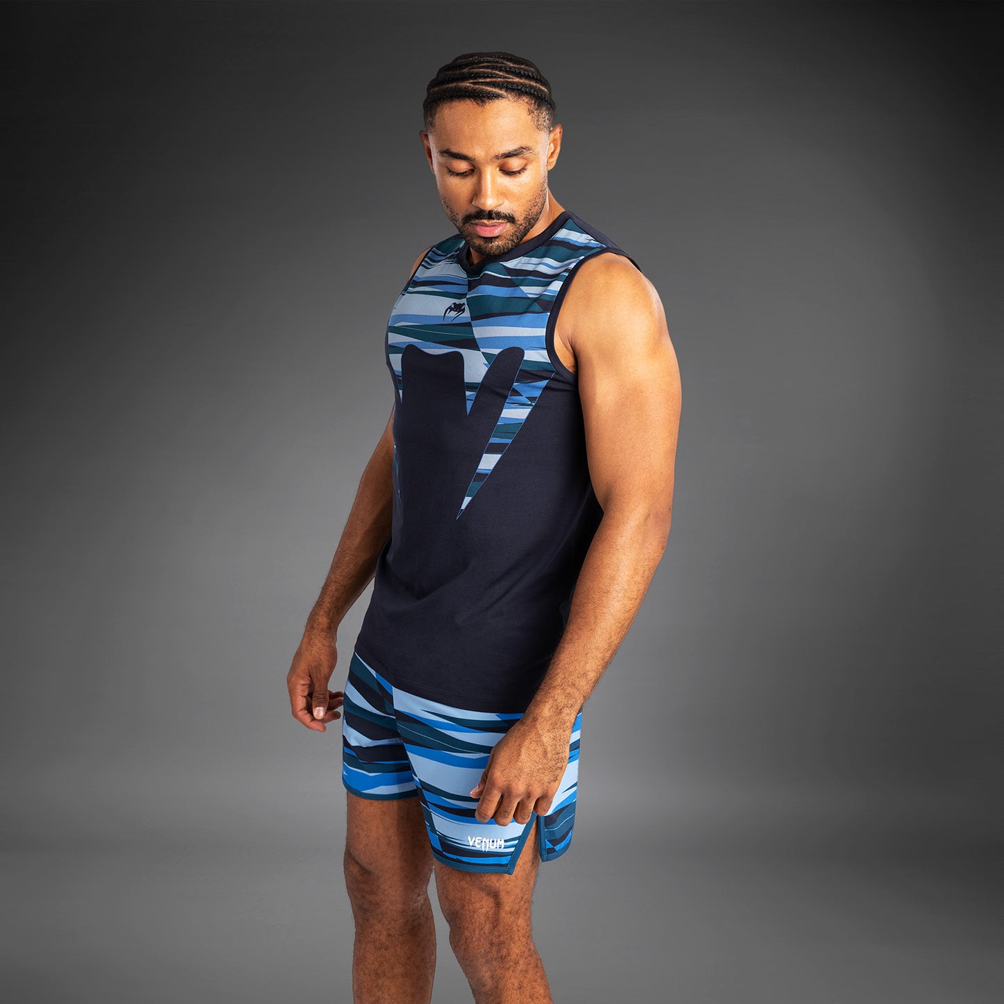 Venum Rapid Men’s Tank Top - Snake Head - Shadow Blue