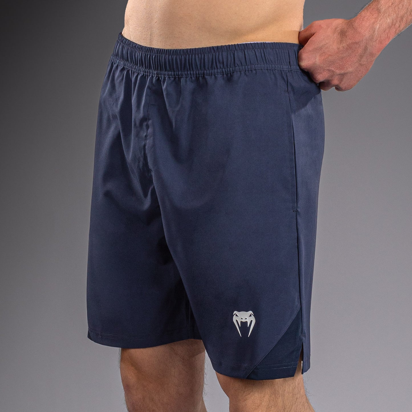 Venum Contender Training Shorts - Navy Blue/White