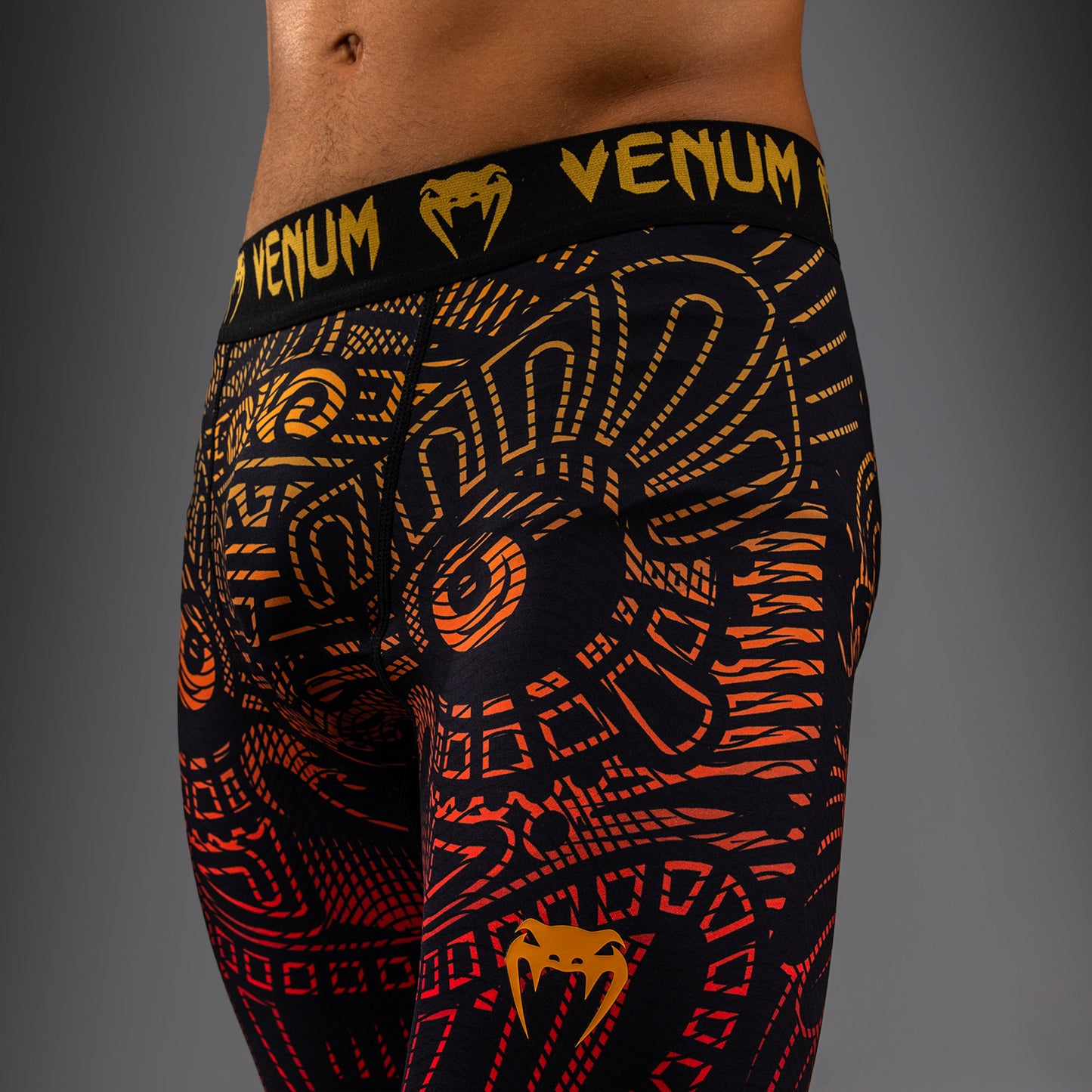 Venum Quetzal Fury Vale Tudo - Black/Fury Red/ Tangerine