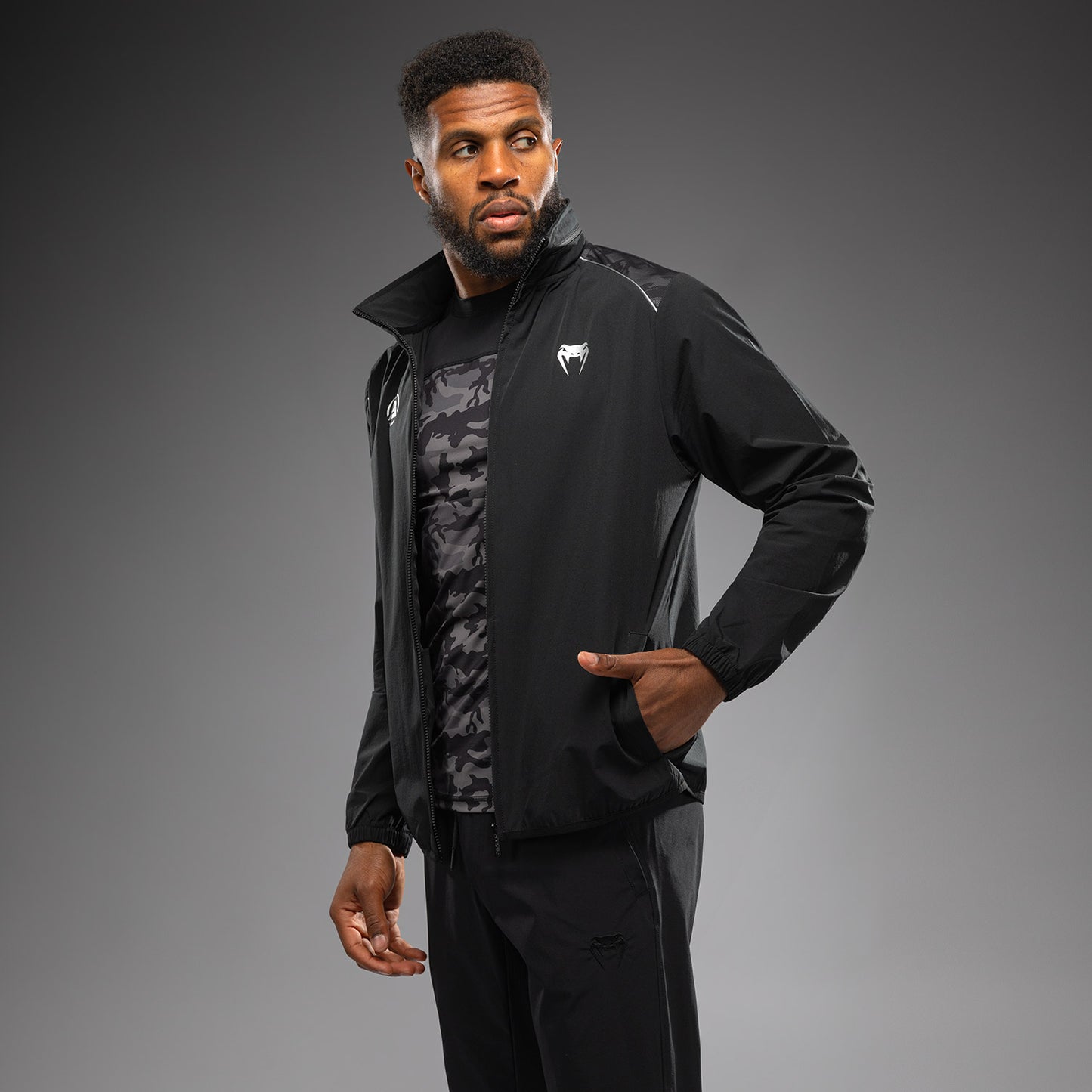 Venum x Polaris Track Jacket - Black/Storm Grey