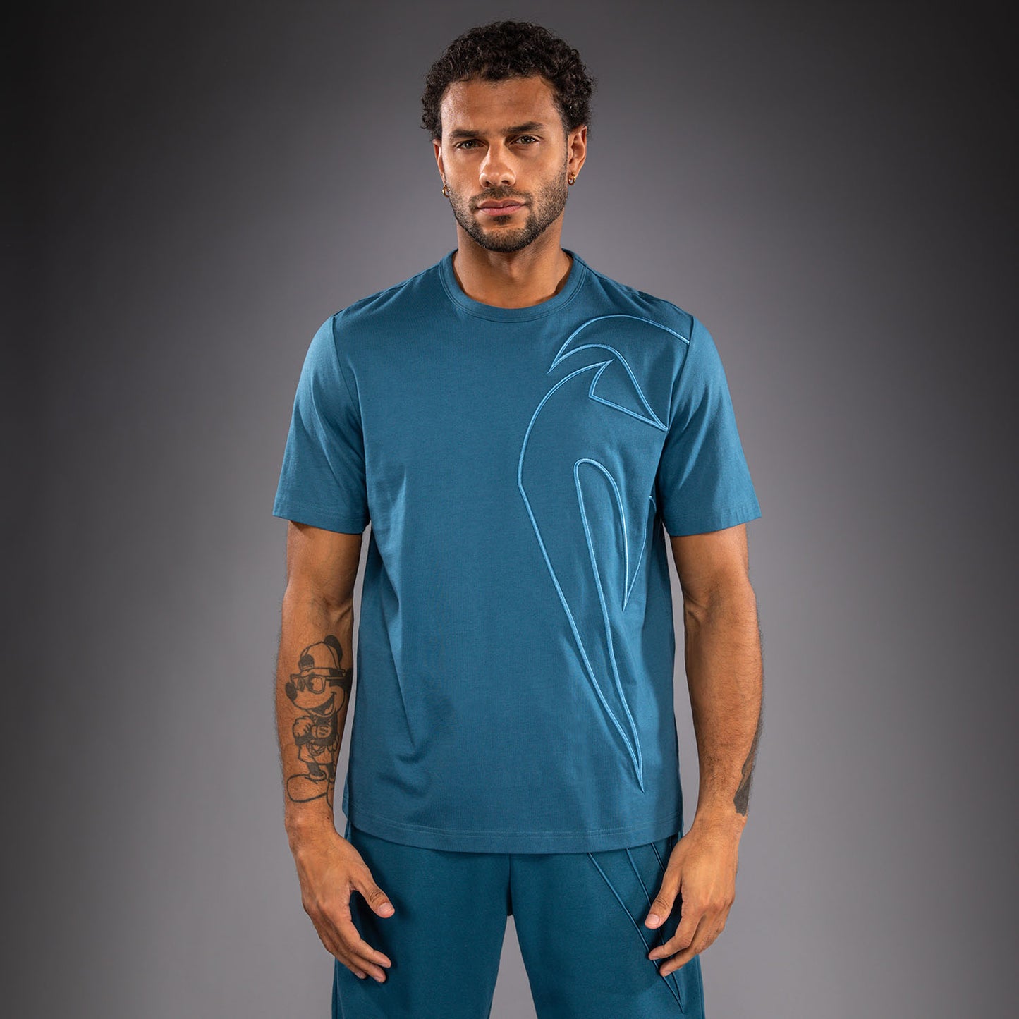 Venum Giant 3D Cotton T-Shirt - Ocean Blue