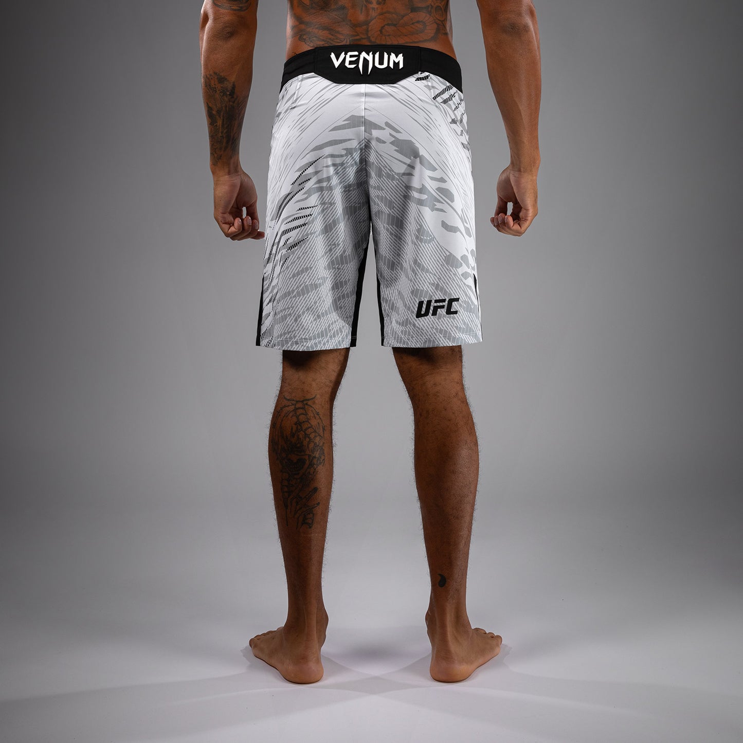 UFC Fusion by Venum Authentic Fight Night Men’s Fight Short - Long Fit - White