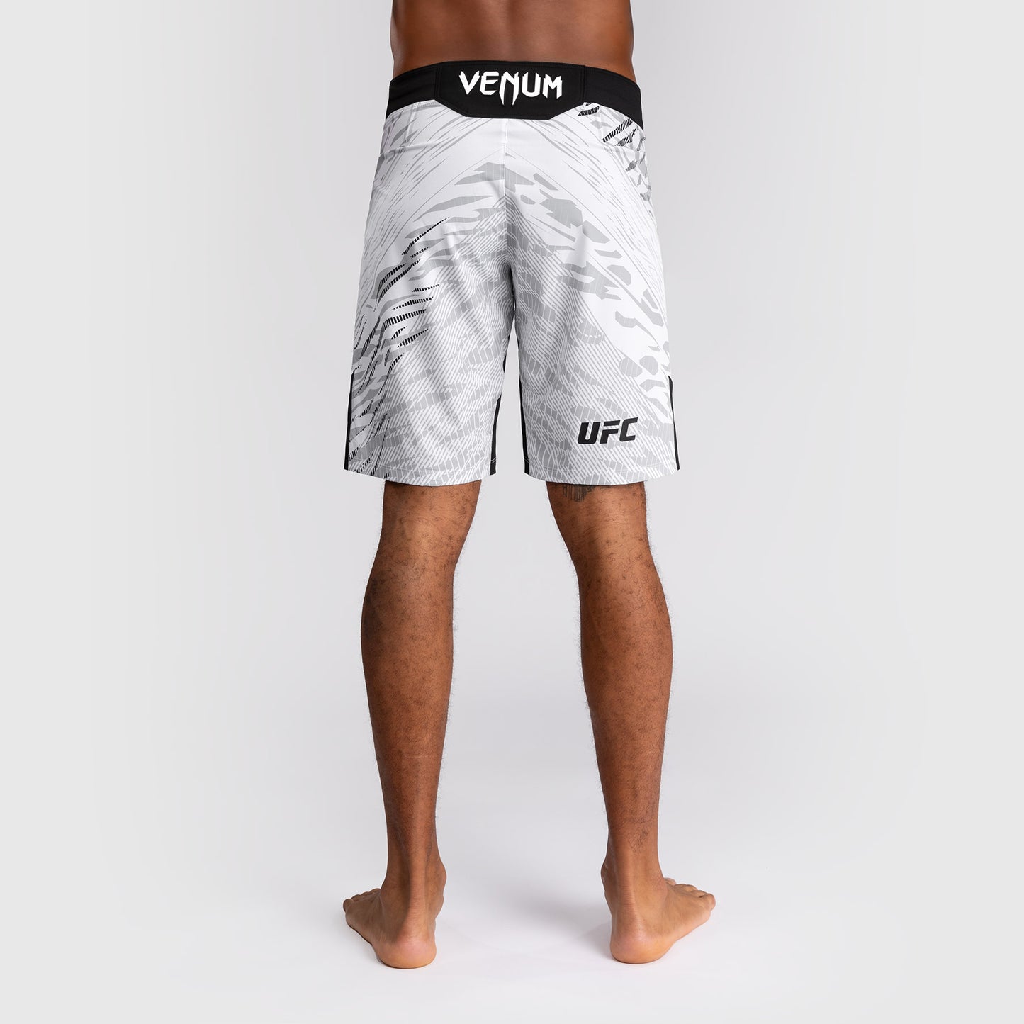 UFC Fusion by Venum Personalized Authentic Fight Night Men's Fight Short - Long Fit - White