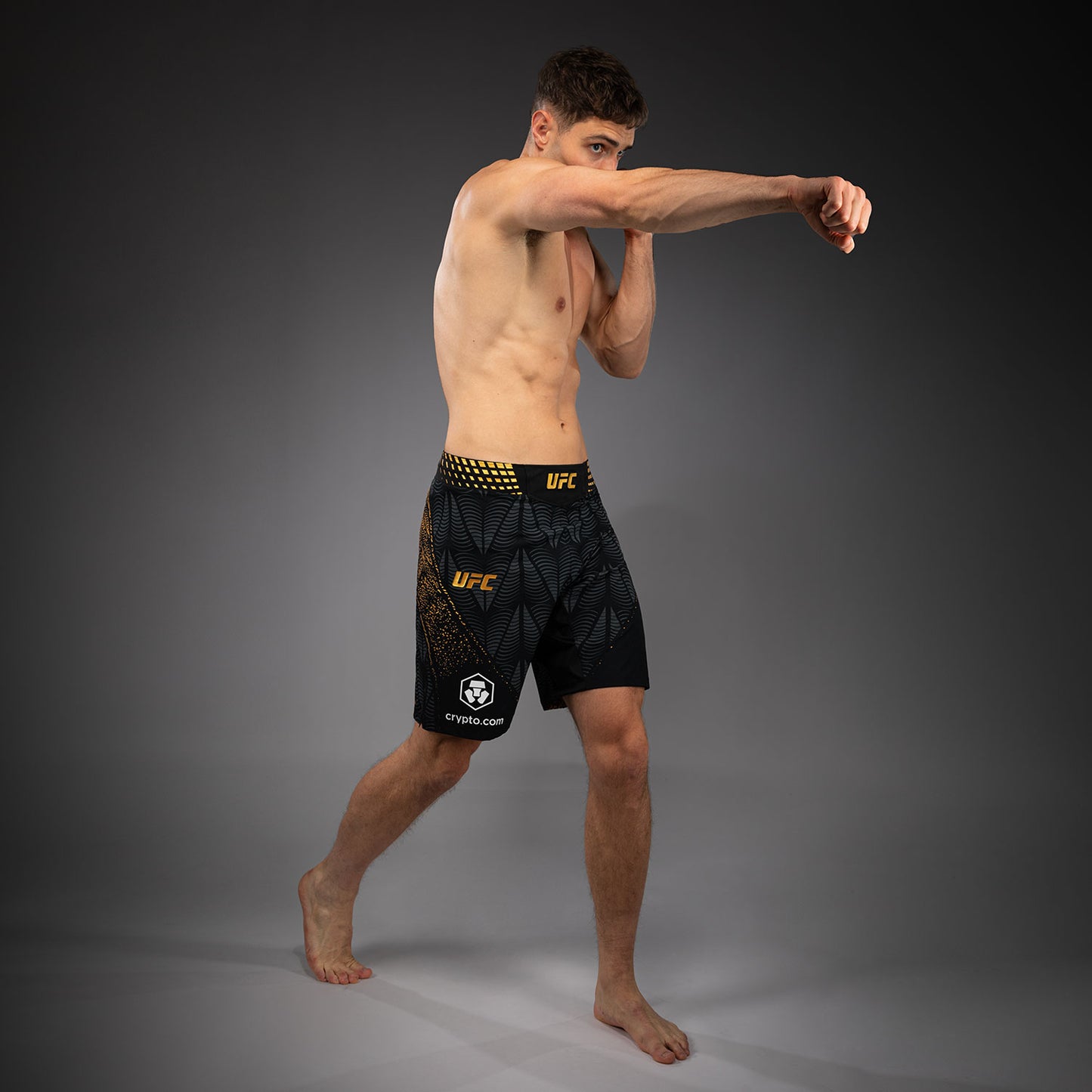 Men's UFC Zenith by Venum Champion Authentic Fight Night Long Fit Fight Short