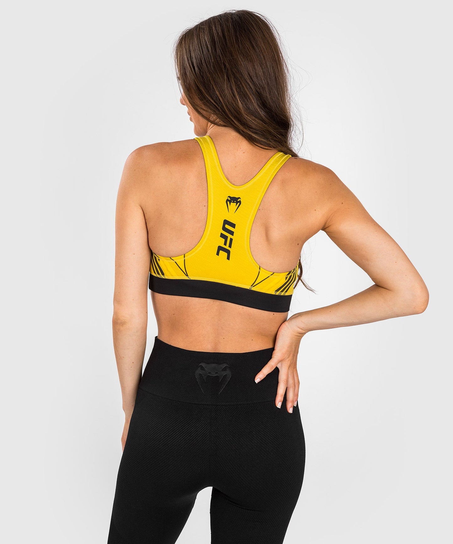 UFC Venum Authentic Fight Night 1.0 Women's Sport Bra - Yellow