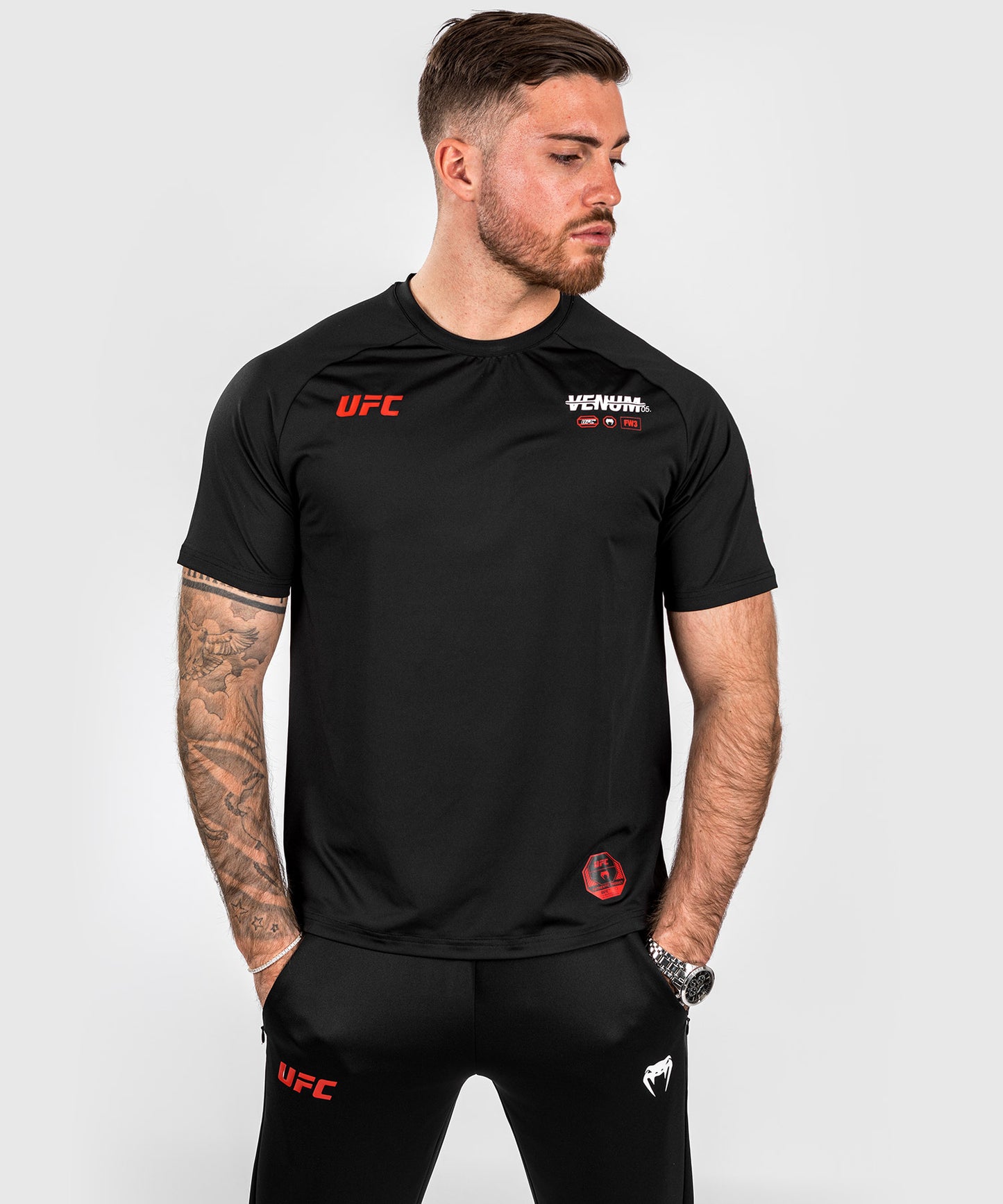 UFC Adrenaline by Venum Fight Week Men’s Dry-tech T-shirt - Black