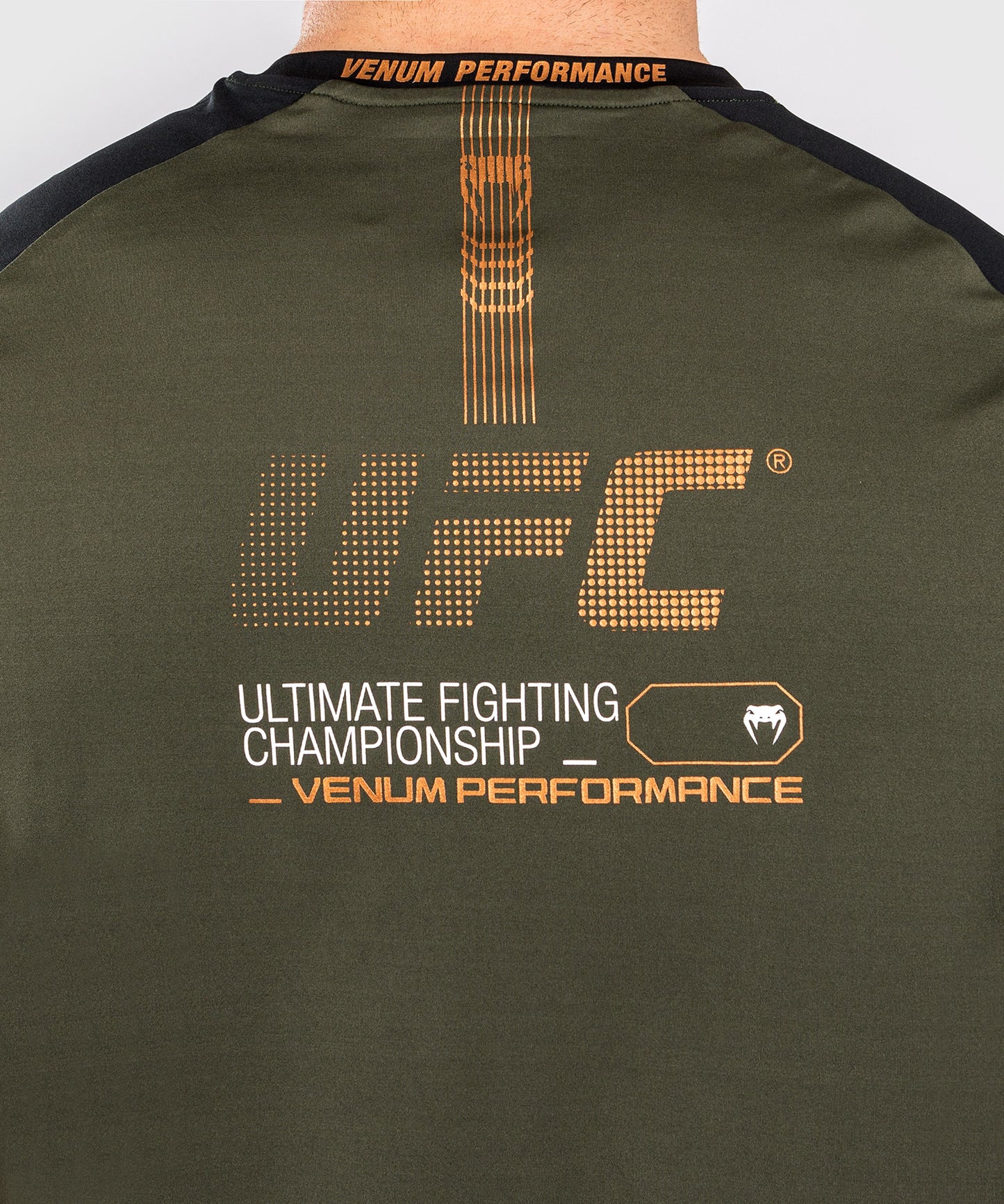 UFC Adrenaline by Venum Fight Week Men’s Dry-tech T-shirt - Khaki/Bronze