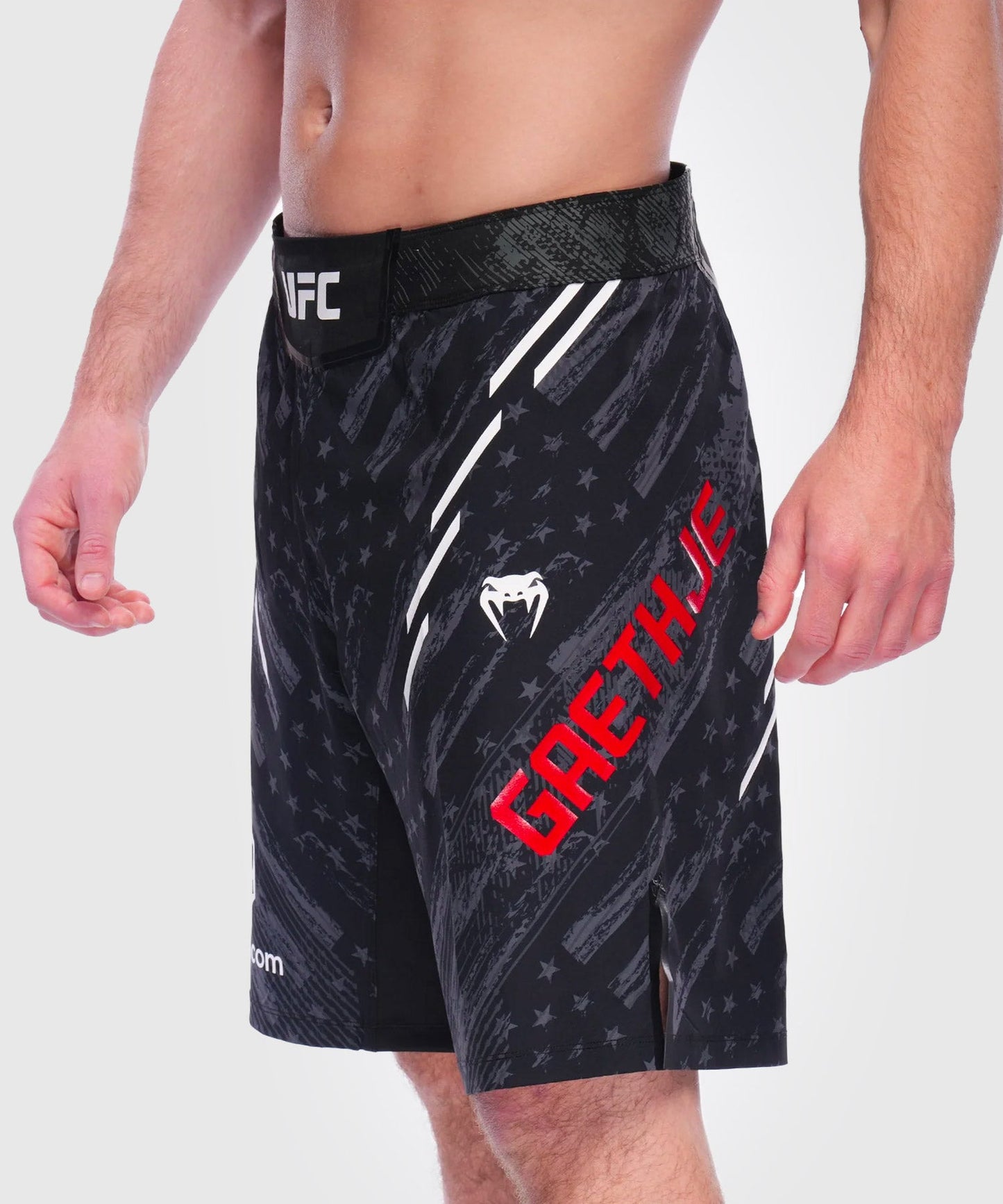 UFC Adrenaline Unrivaled by Venum Justin Gaethje Fightshort - Black/Grey