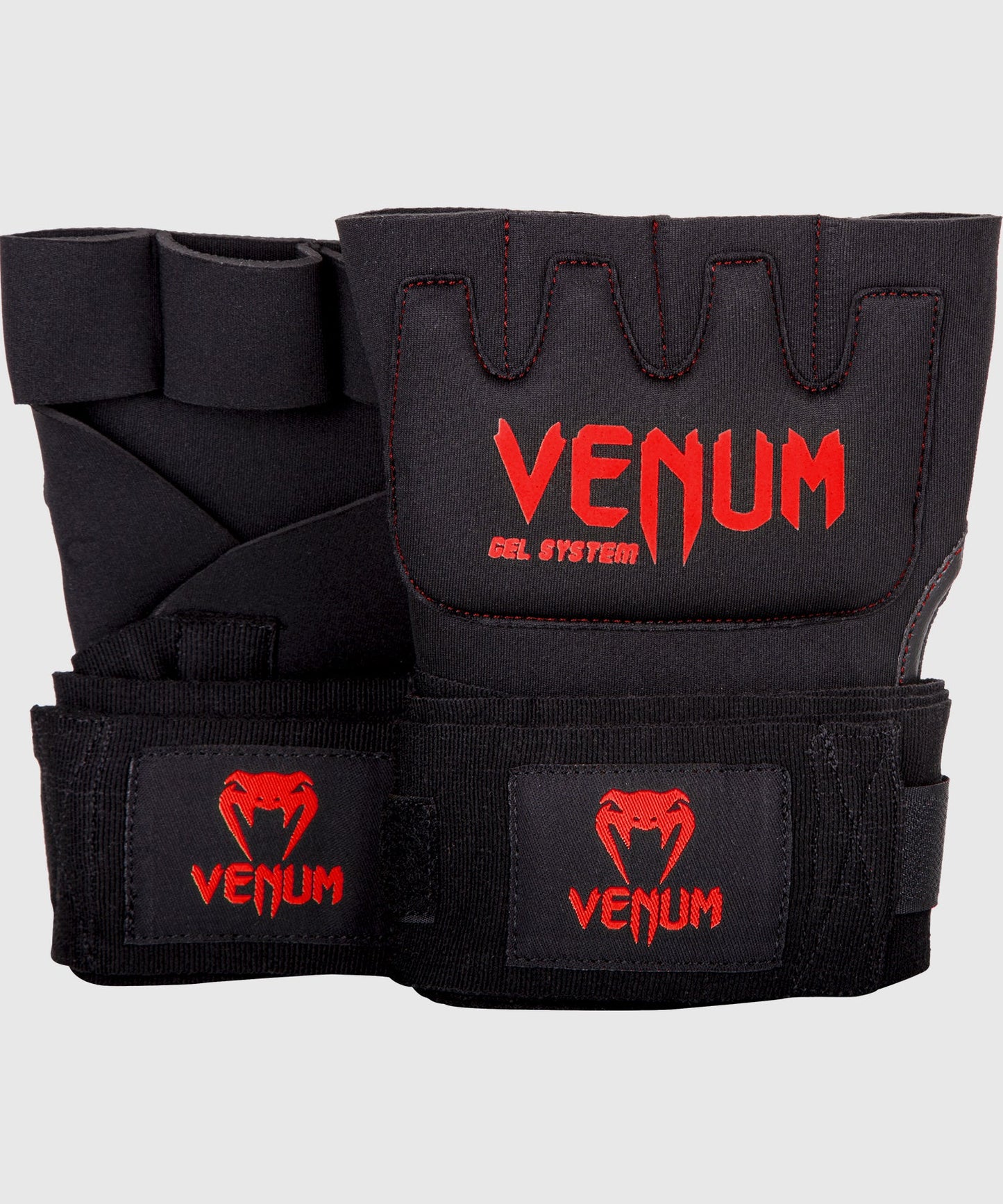 Venum Gel Kontact Quick Wraps - Black/Red