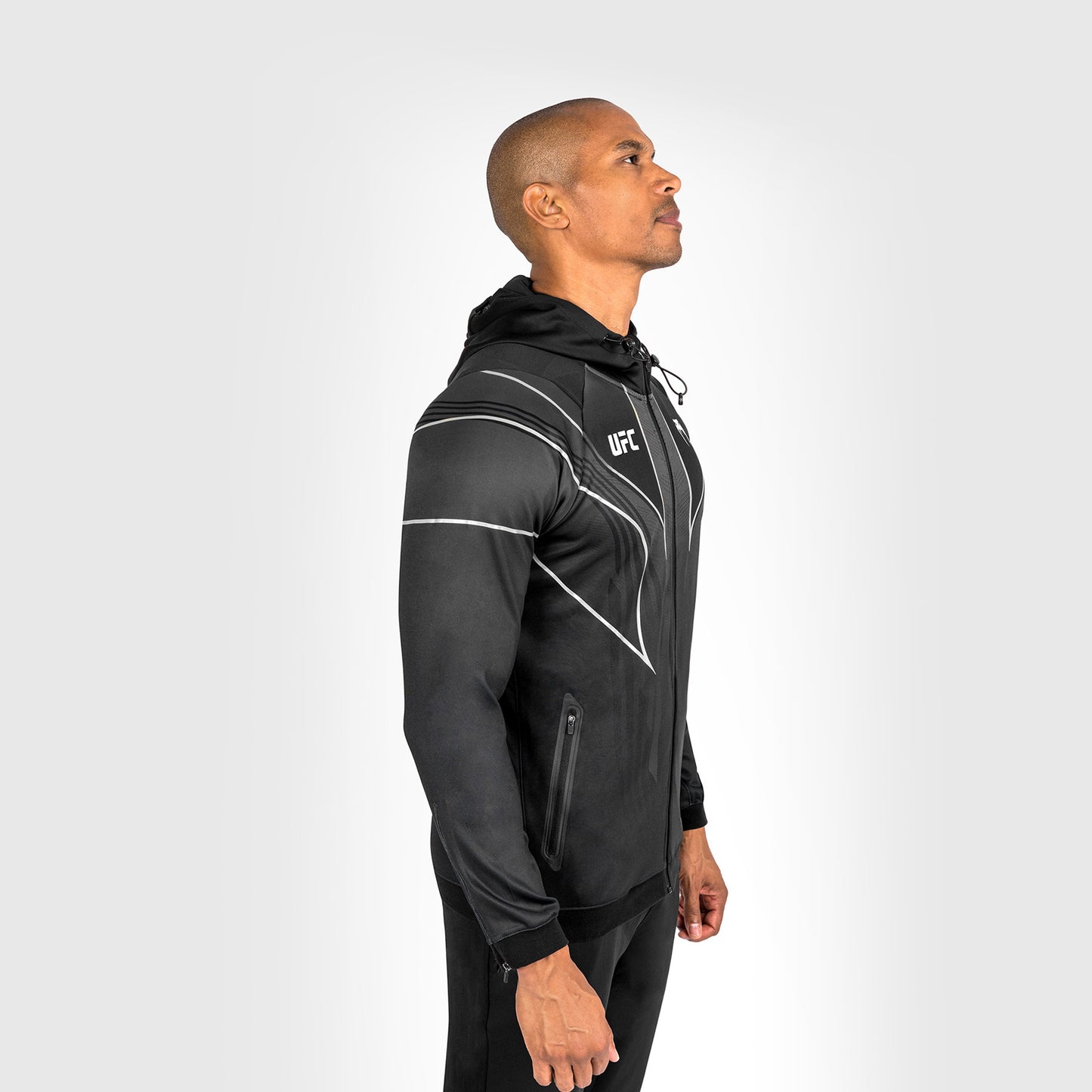 UFC Venum Personalized Authentic Fight Night 2.0 Kit by Venum Men's Walkout Hoodie - Black
