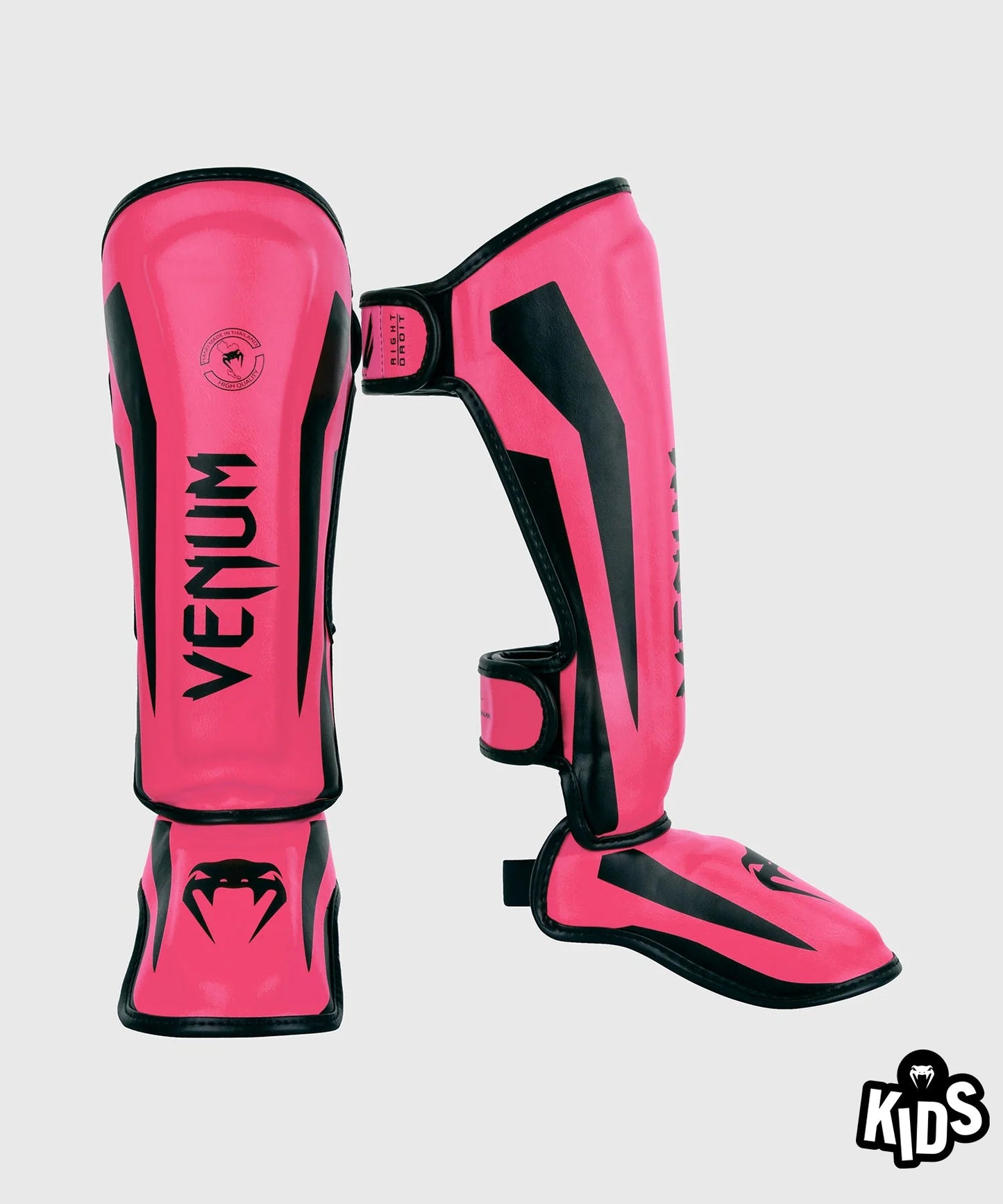 Venum Elite Shin Guards Kids - Exclusive - Neo Pink