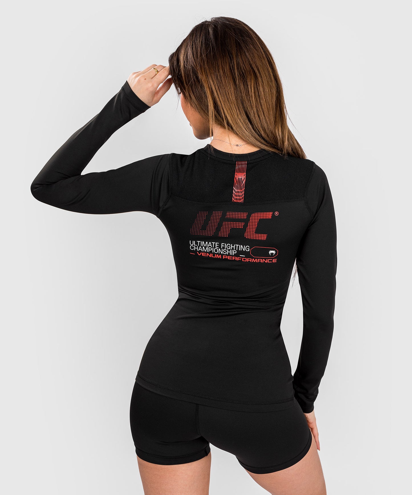 UFC Adrenaline by Venum Fight Week Women’s Performance Long-sleeve Rashguard - Black