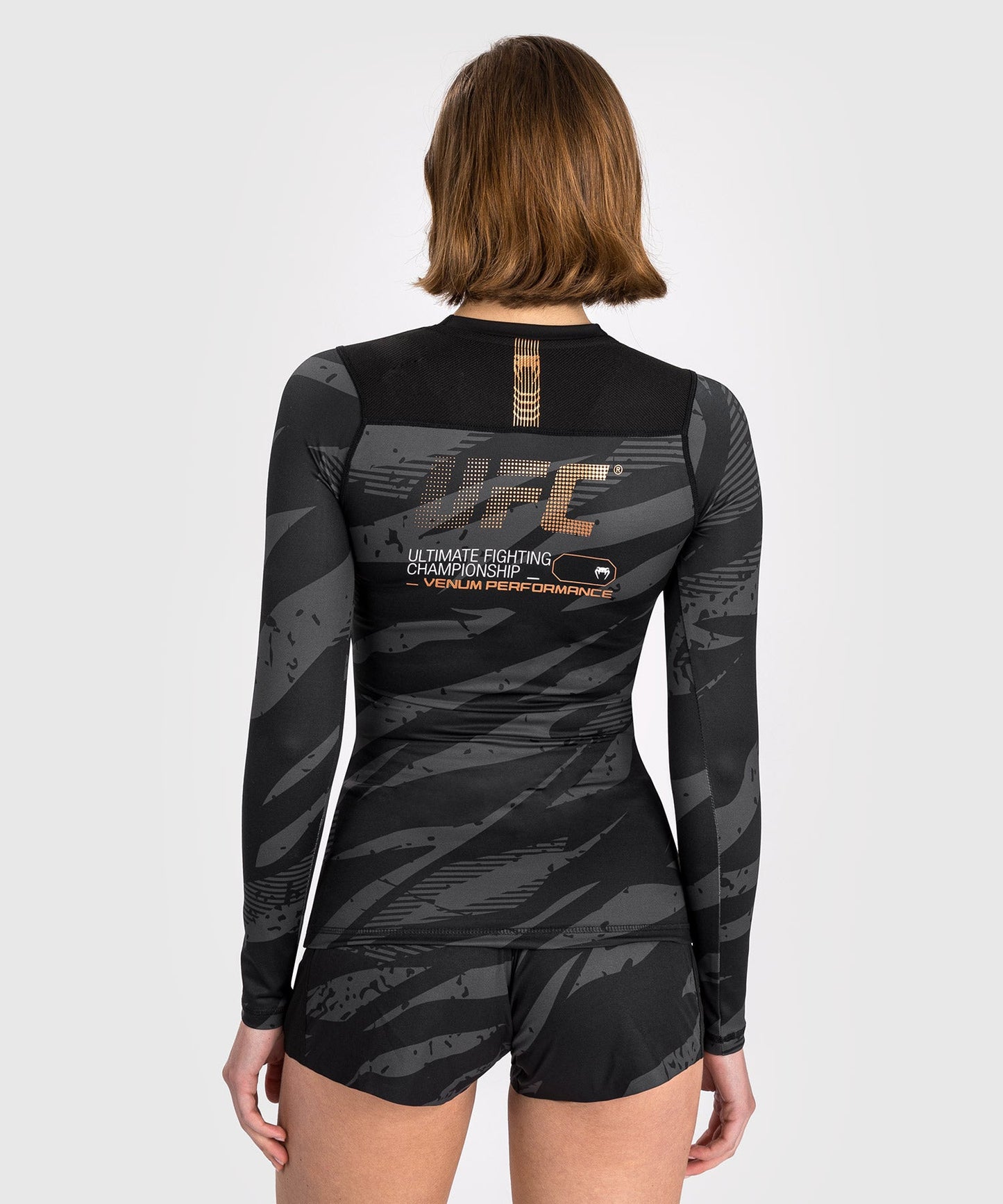 UFC Adrenaline by Venum Fight Week Women’s Performance Long Sleeve Rashguard - Urban Camo