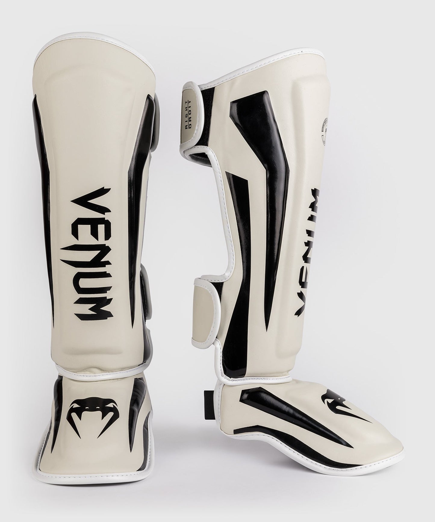 Venum Elite Standup Shinguards - White/Black