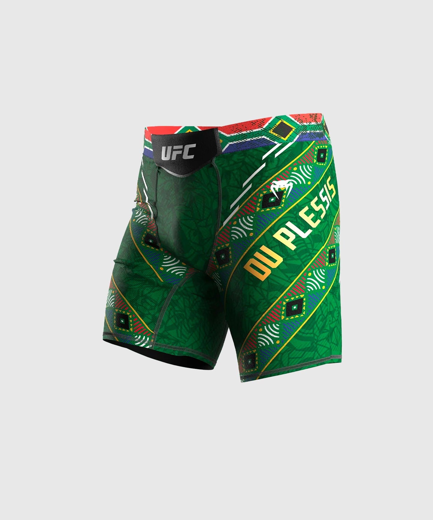 UFC Adrenaline Unrivaled by Venum Vale Tudo Short For Men's - Green - Dricus Du Plessis