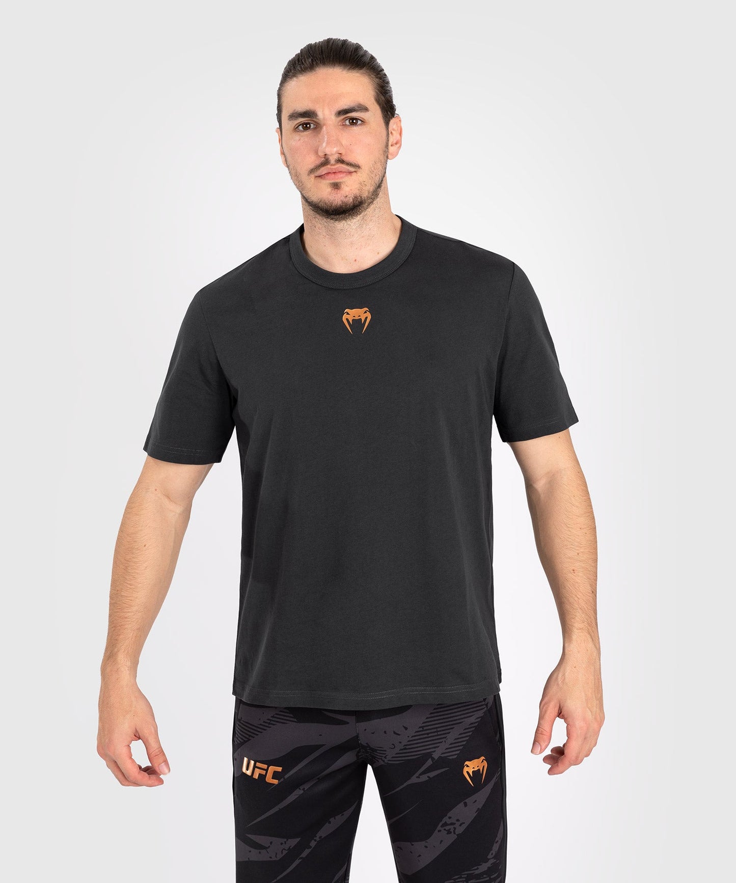 UFC Adrenaline by Venum Fight Week Men’s Short Sleeve T-shirt - Charcoal Grey