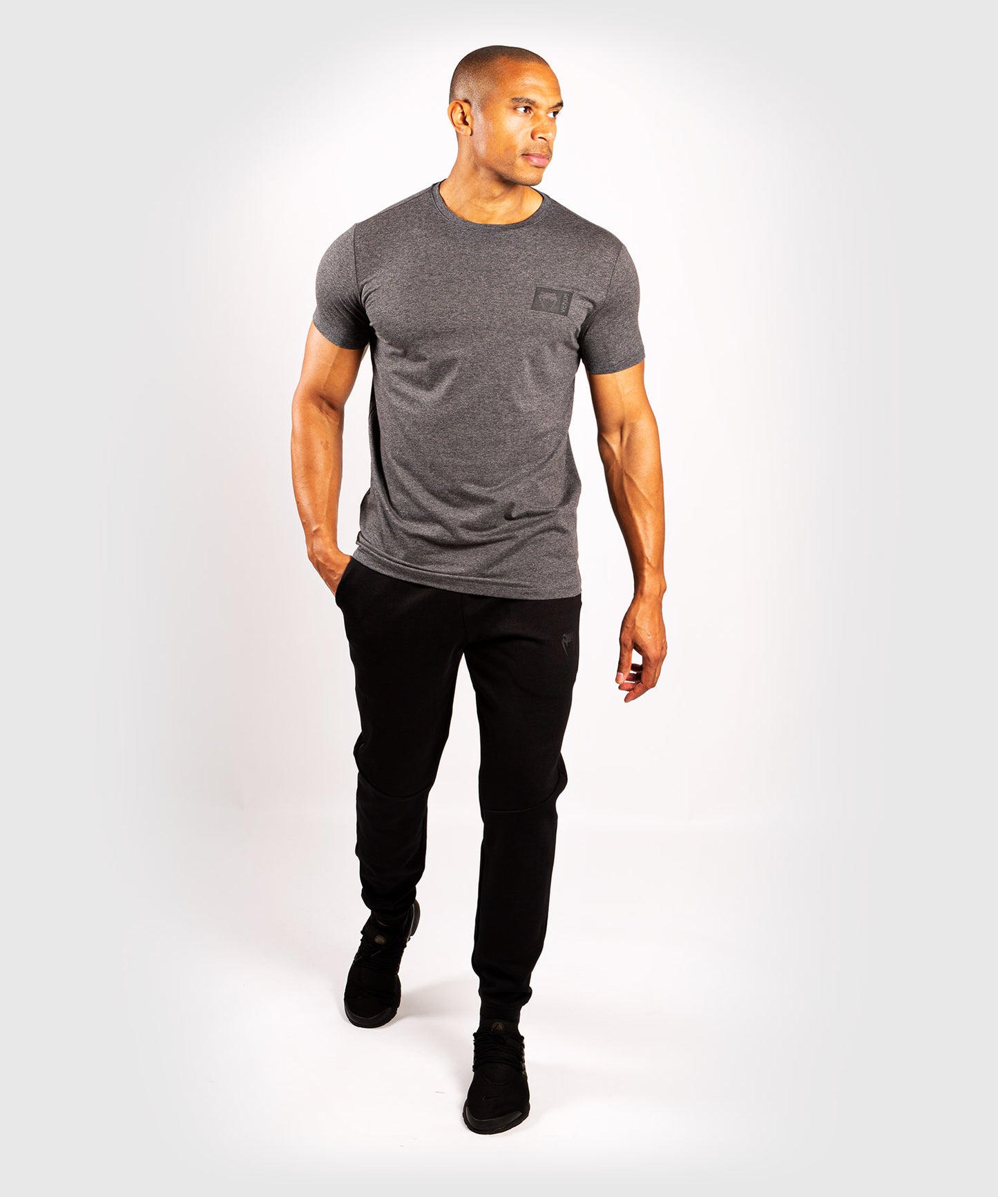 Venum Stamp T-Shirt - Dark Heather Grey