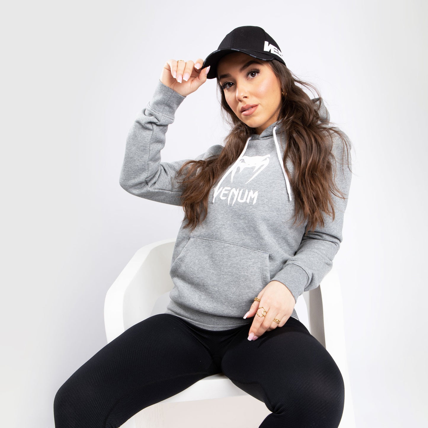 Venum Classic Hoodie - For Women - Light Heather Grey